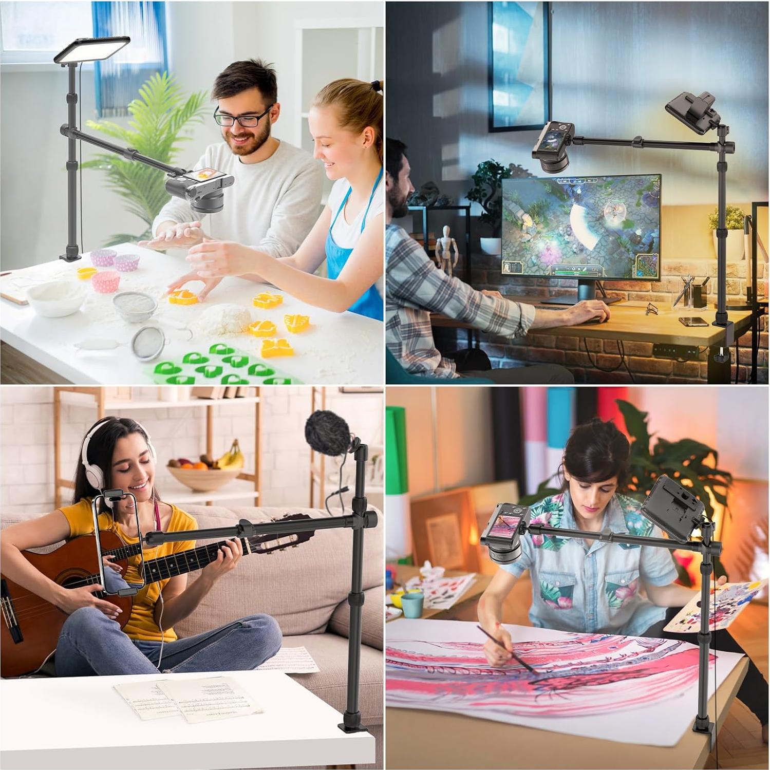 Soporte de cámara AILIGHT TS61 con brazo ajustable 33 cm-83 cm