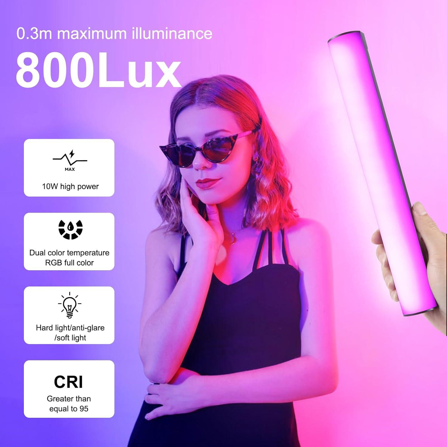 Luz LED PULUZ 30.99cm RGB Portátil con Efectos