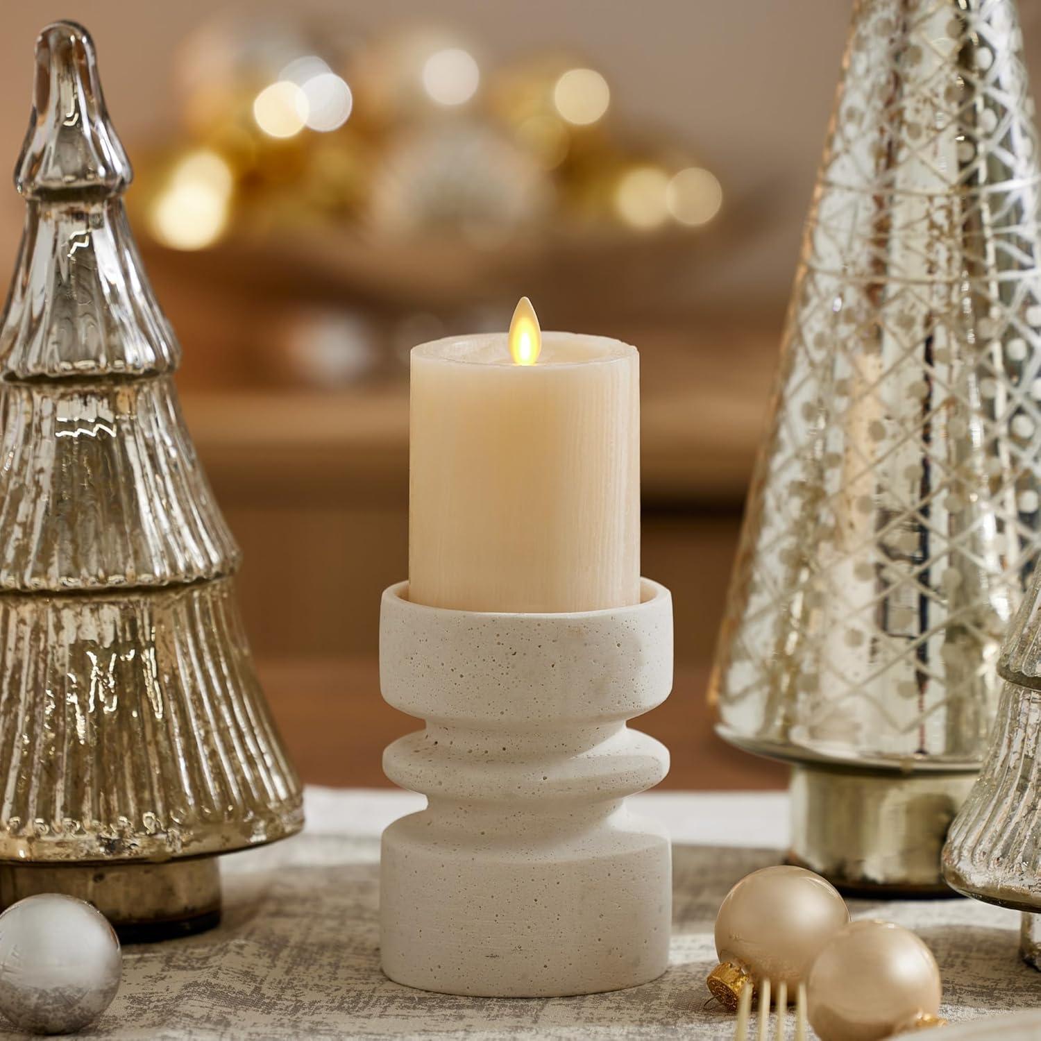 Vela LED Luminara Cisne Blanco 7,62 cm x 11,43 cm