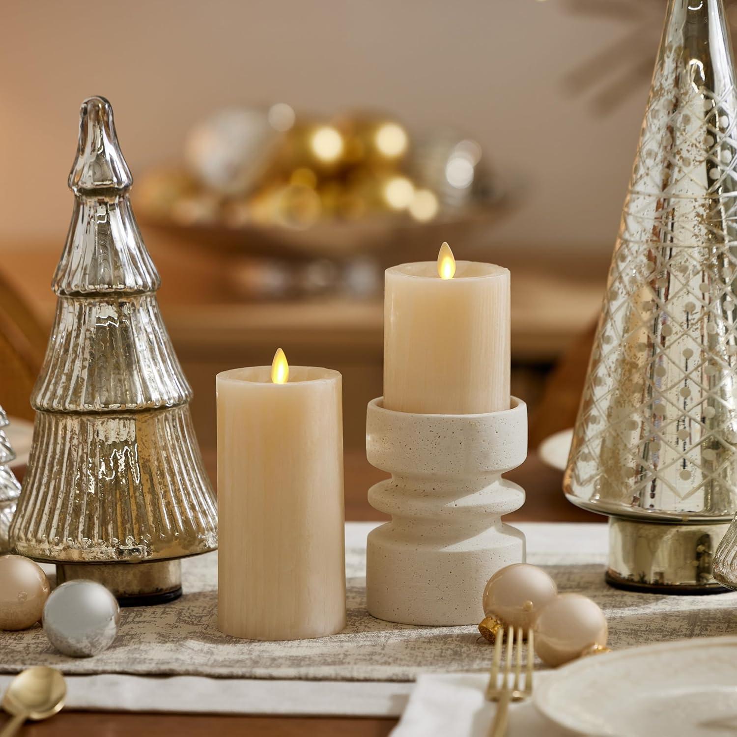 Vela LED Luminara Cisne Blanco 7,62 cm x 11,43 cm