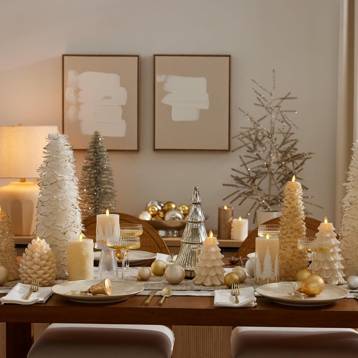 Vela LED Luminara Cisne Blanco 7,62 cm x 11,43 cm