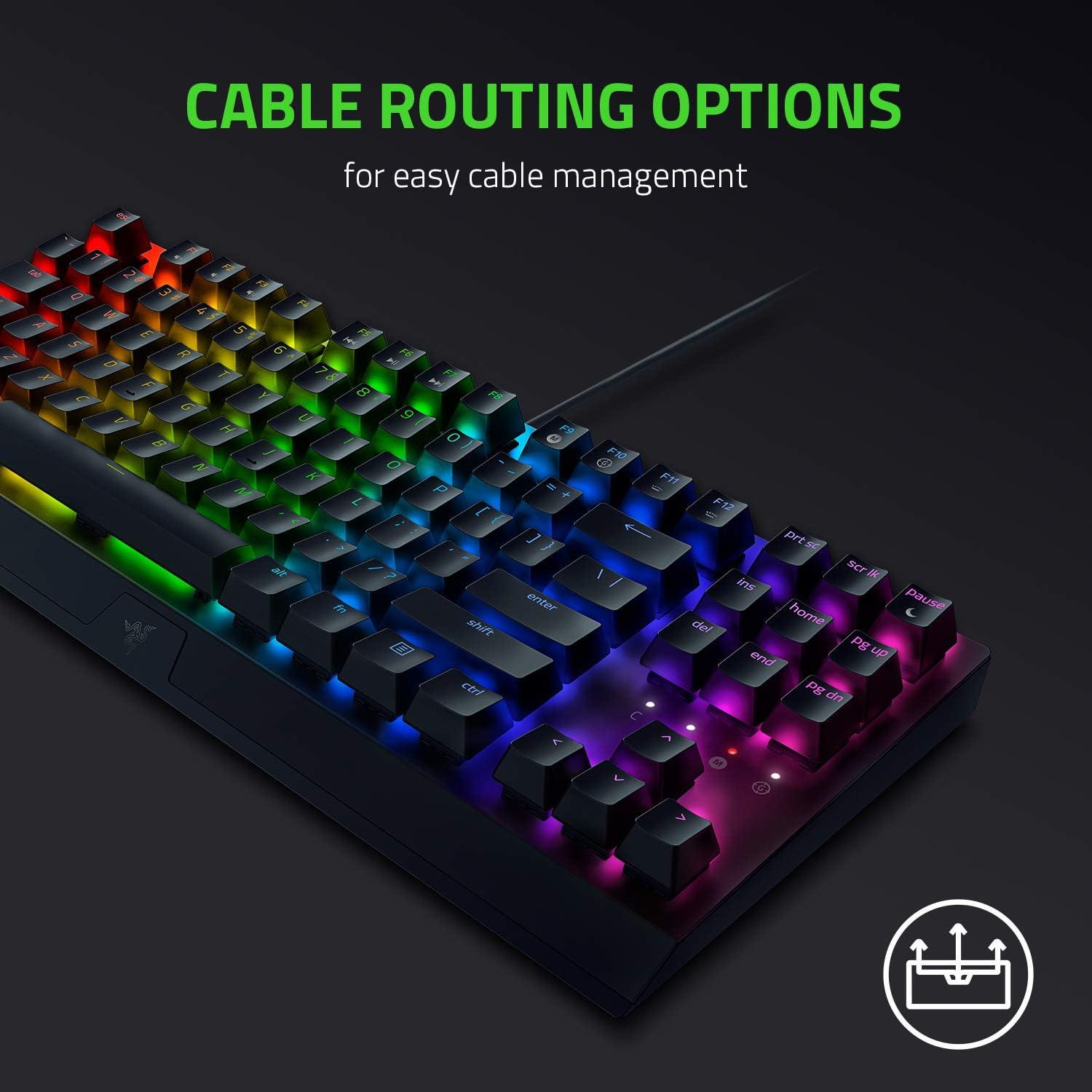 Teclado Mecánico Razer BlackWidow V3 TKL - Interruptores Amarillos