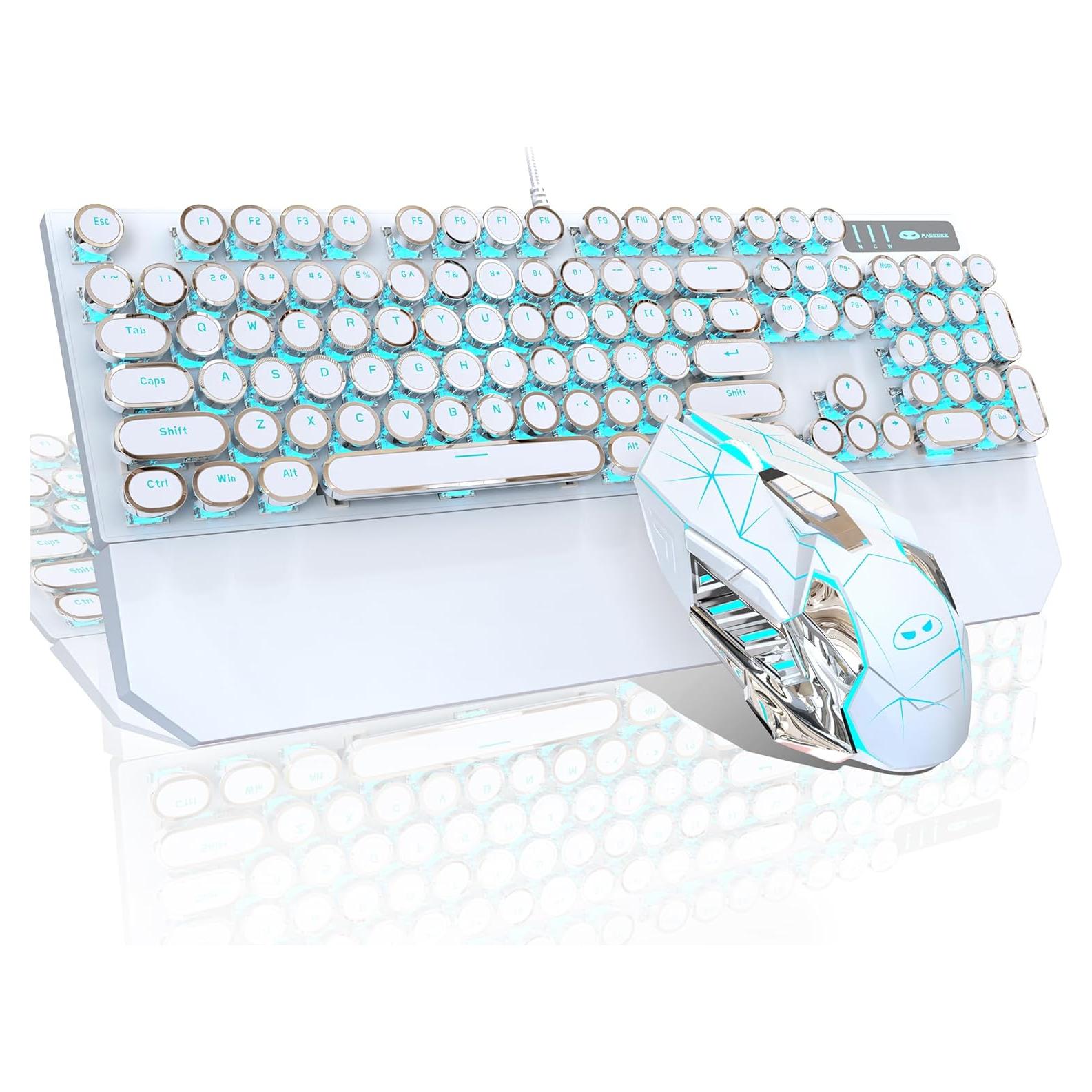 Combo Teclado y Ratón Mecánico MageGee Retroiluminado