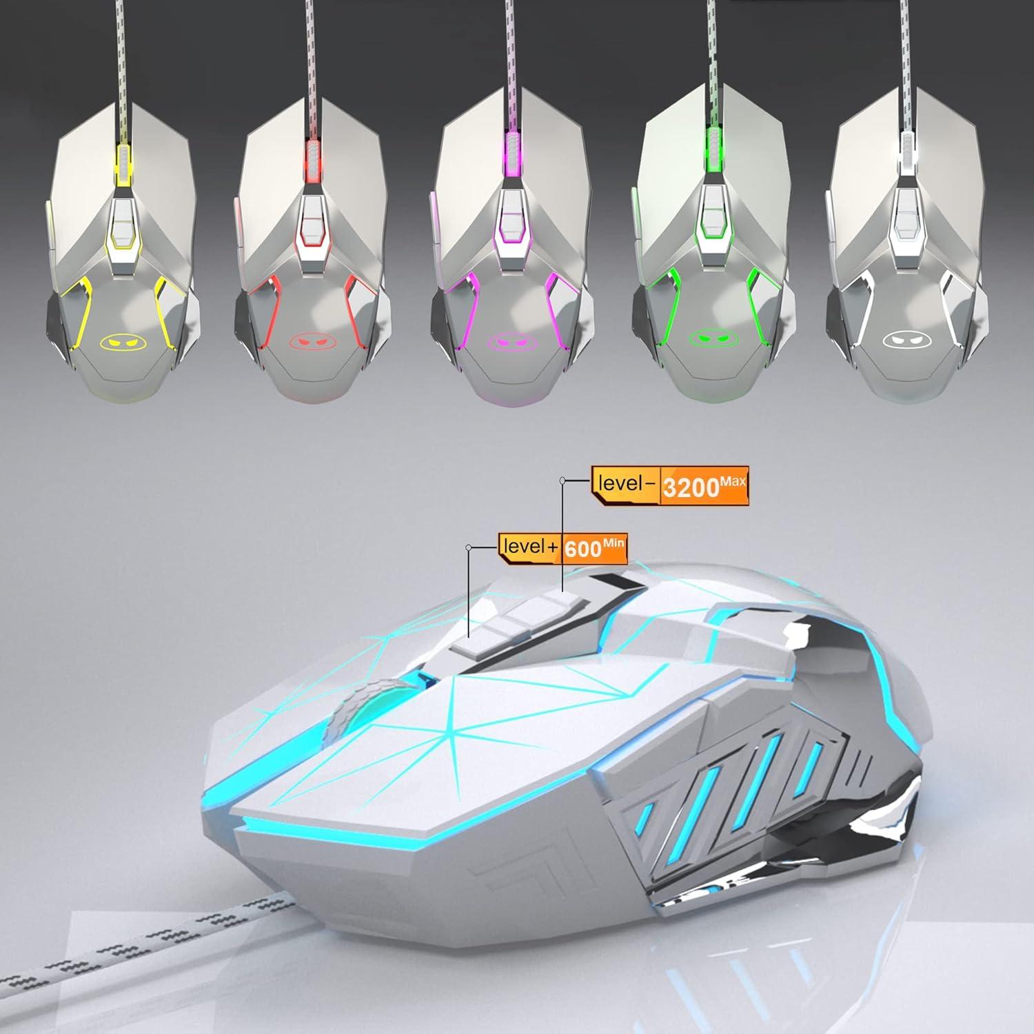 Combo Teclado y Ratón Mecánico MageGee Retroiluminado