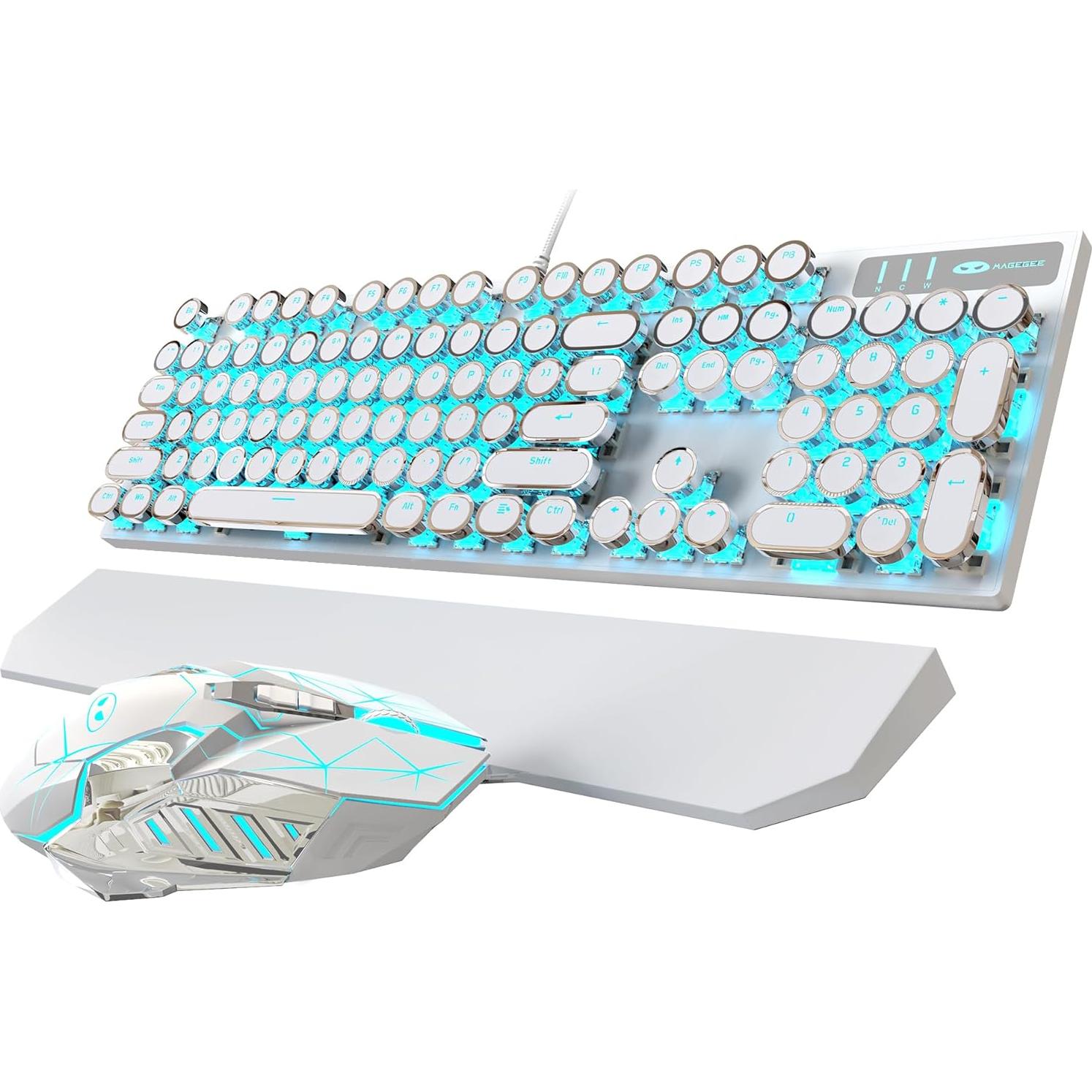 Combo Teclado y Ratón Mecánico MageGee Retroiluminado