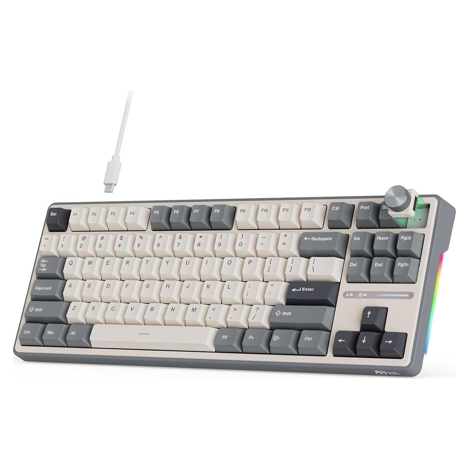 Teclado Mecánico RK Royal Kludge R87 Pro 75% RGB 88 Teclas