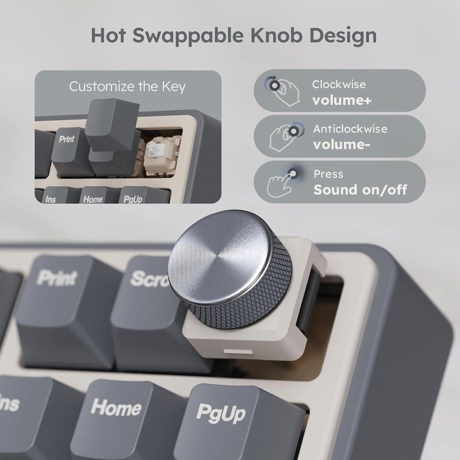 Teclado Mecánico RK Royal Kludge R87 Pro 75% RGB 88 Teclas