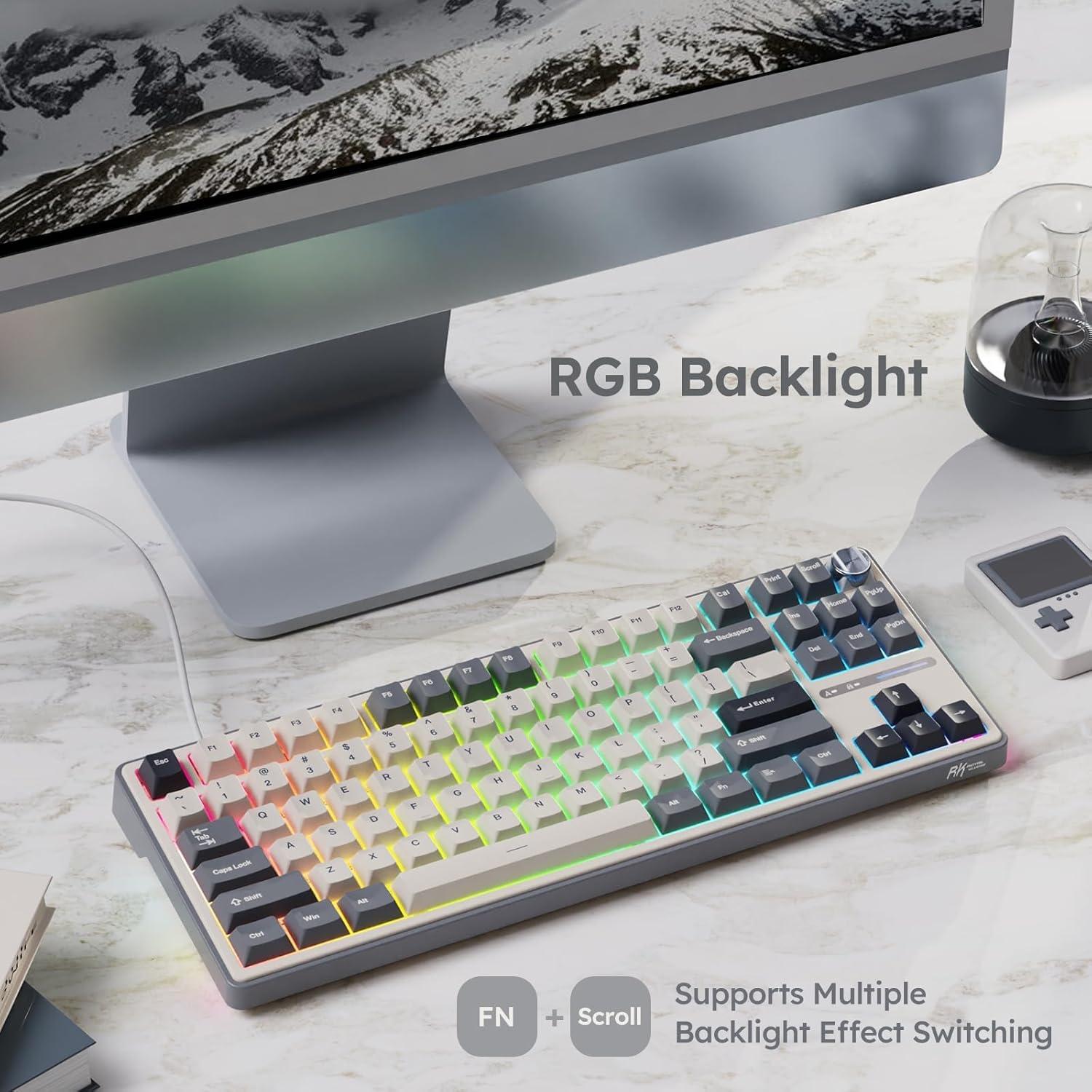 Teclado Mecánico RK Royal Kludge R87 Pro 75% RGB 88 Teclas