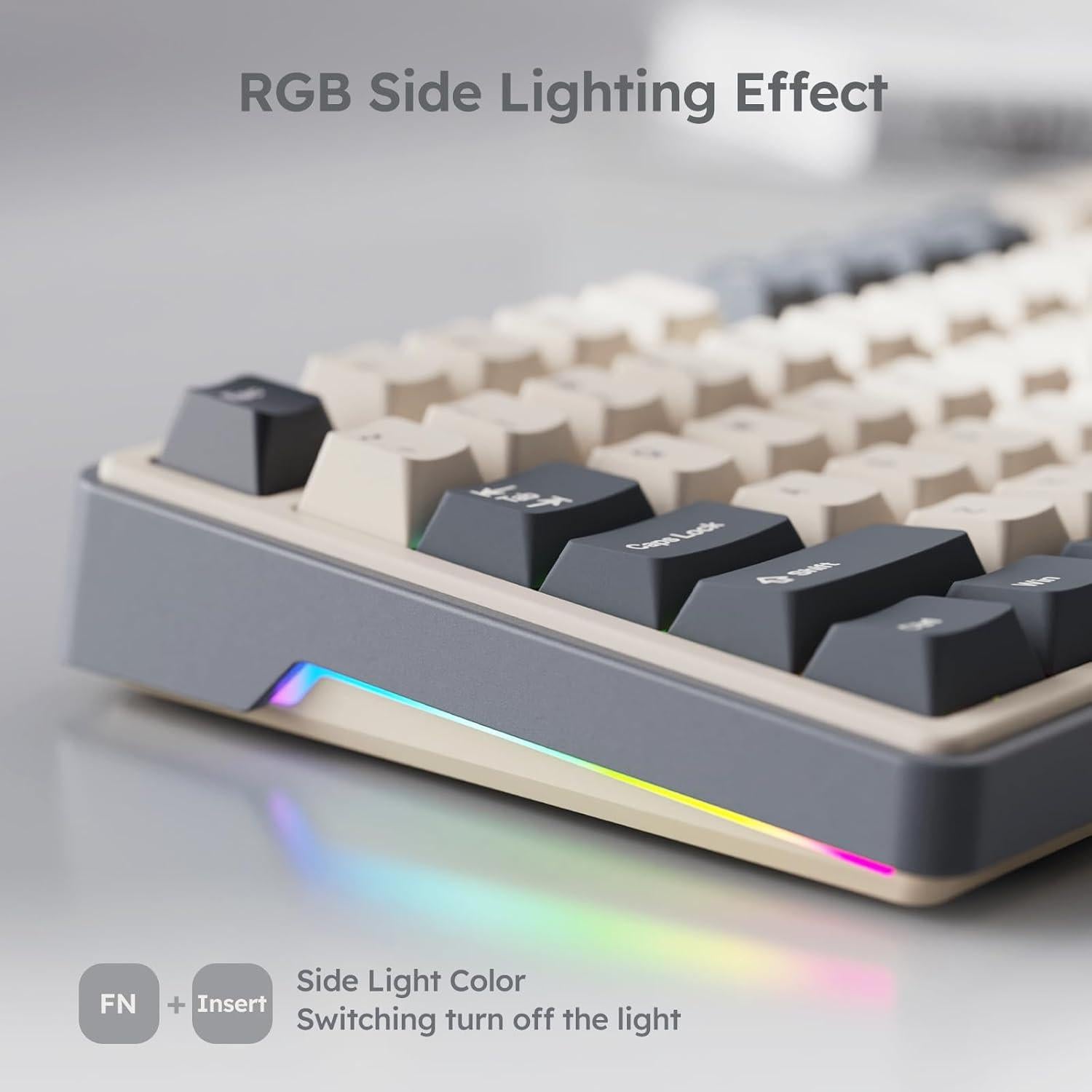 Teclado Mecánico RK Royal Kludge R87 Pro 75% RGB 88 Teclas