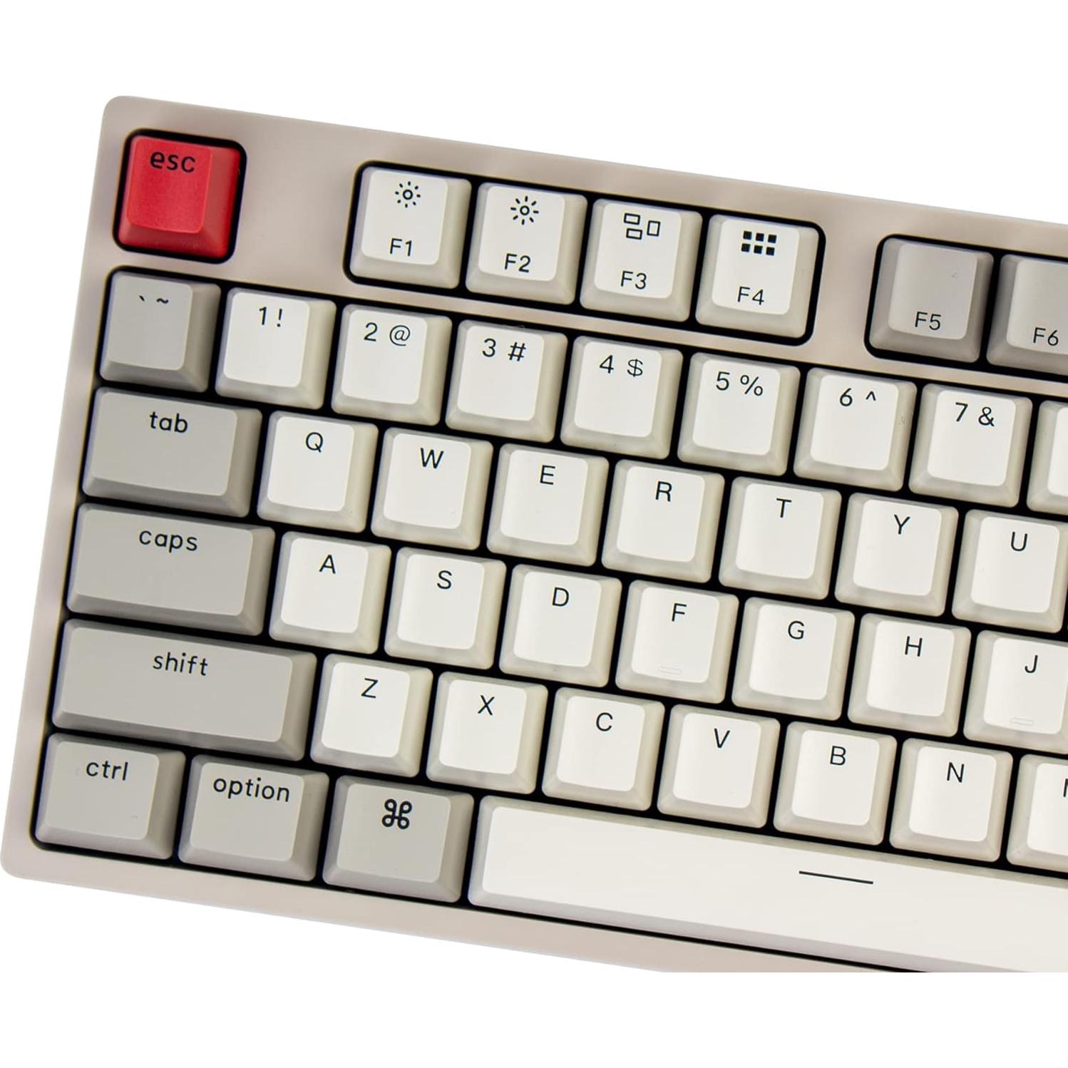 Teclado Mecánico Keychron C2 Hot-swappable 104 Teclas Rojo
