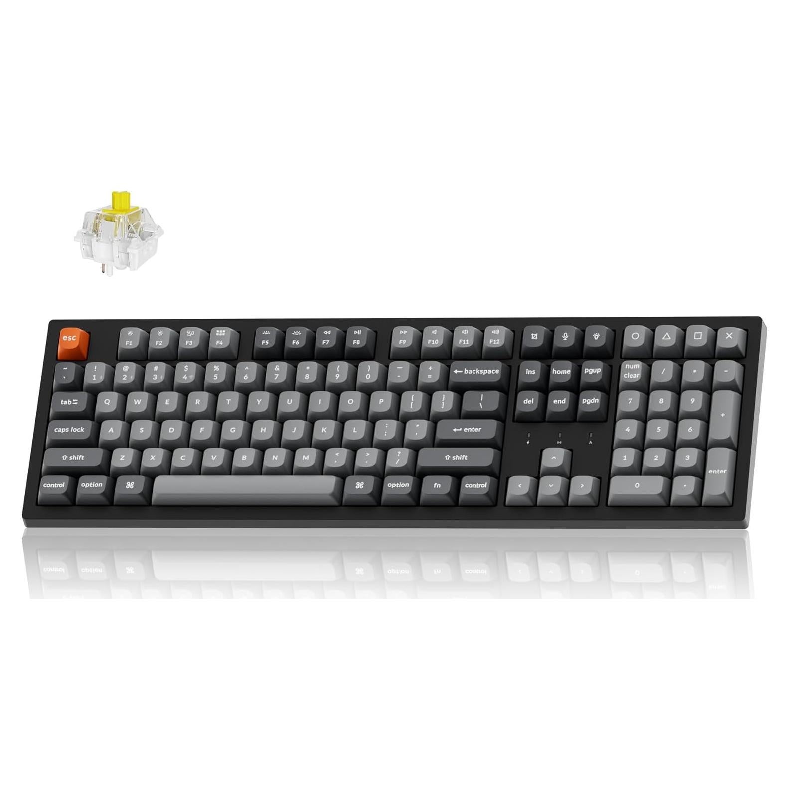 Teclado Mecánico Inalámbrico Keychron K10 Max RGB 108 Teclas
