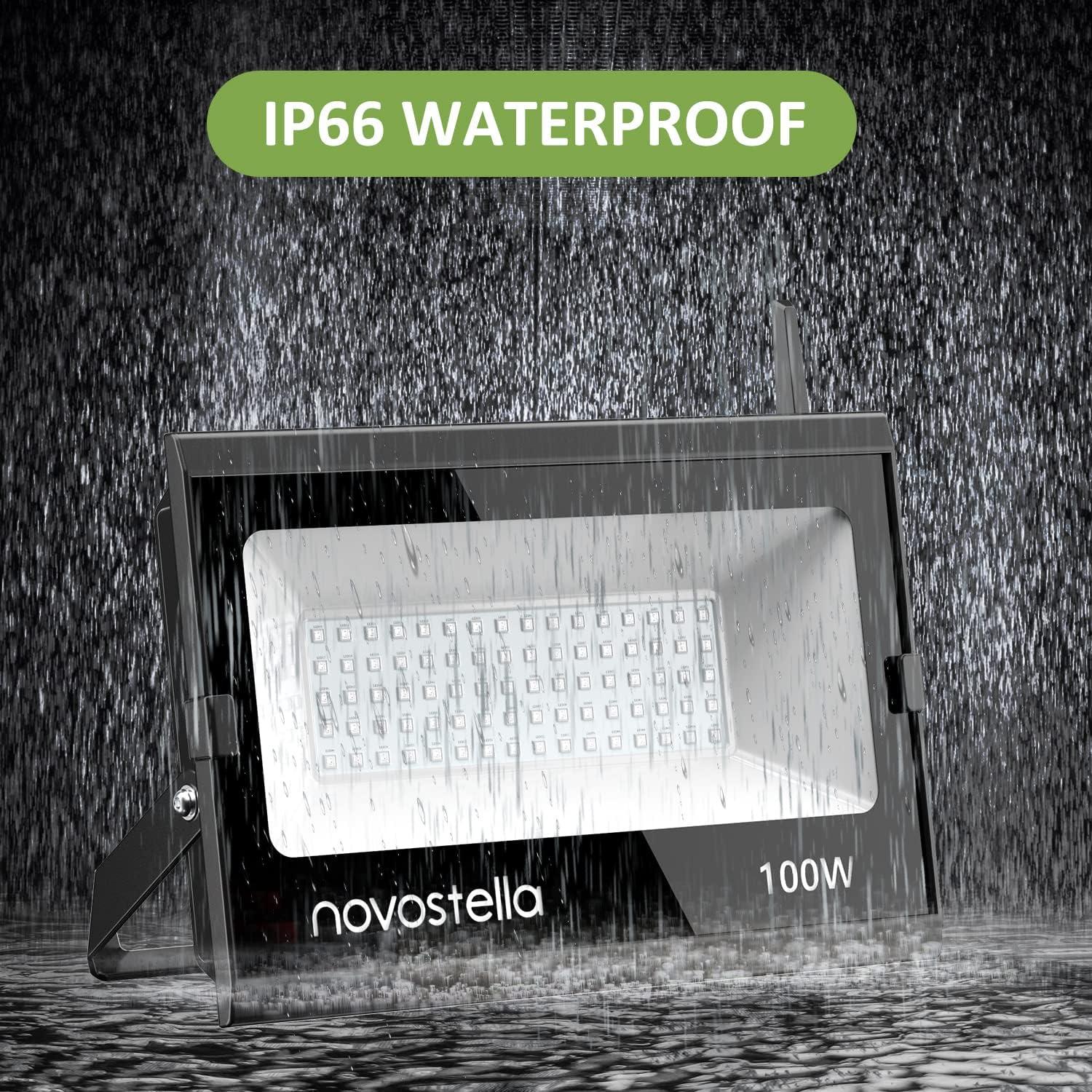 Luz LED Inundación Novostella 100W RGB WiFi IP66 Exterior