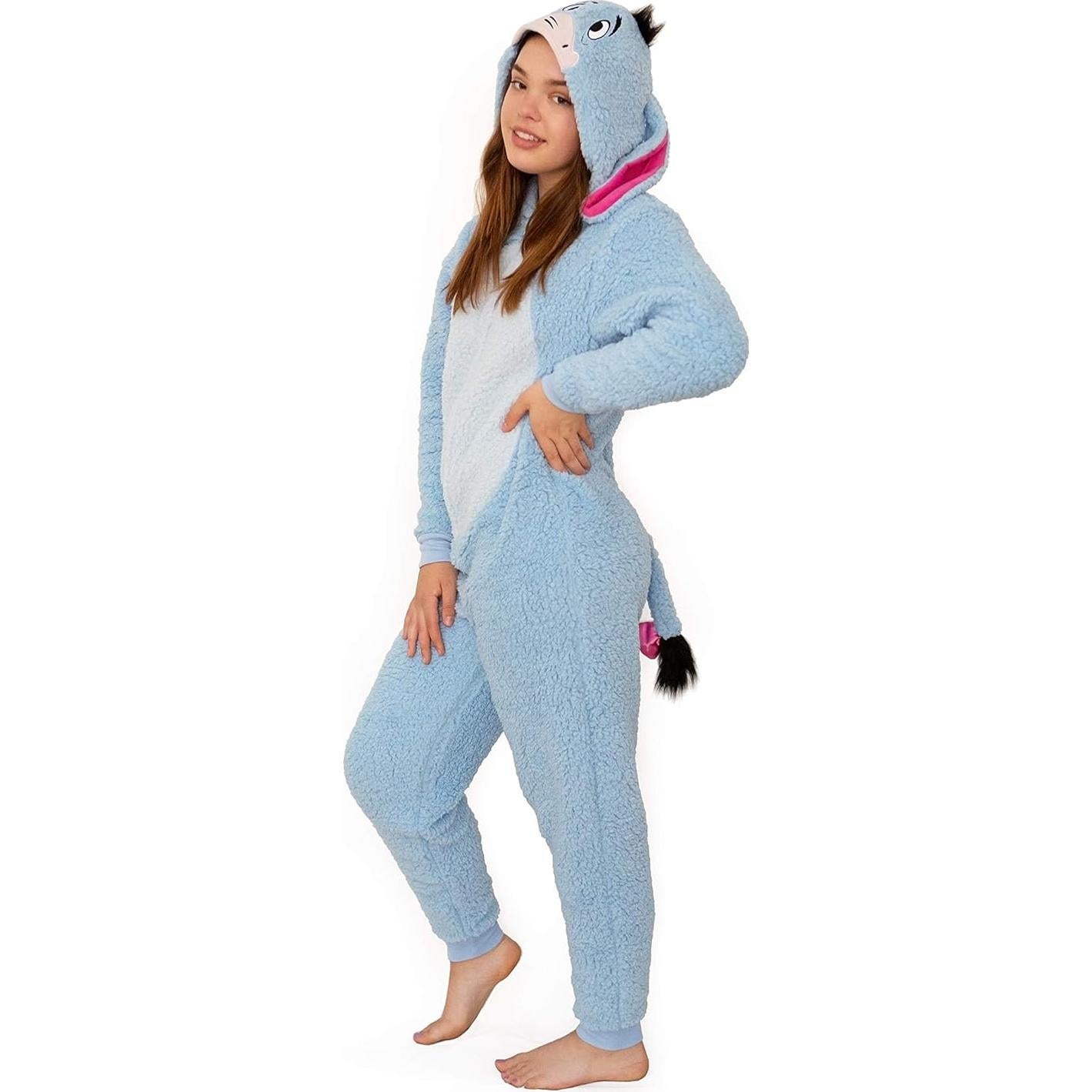Disfraz de Pijama Eeyore Disney para Adultos - Suave y Cálido