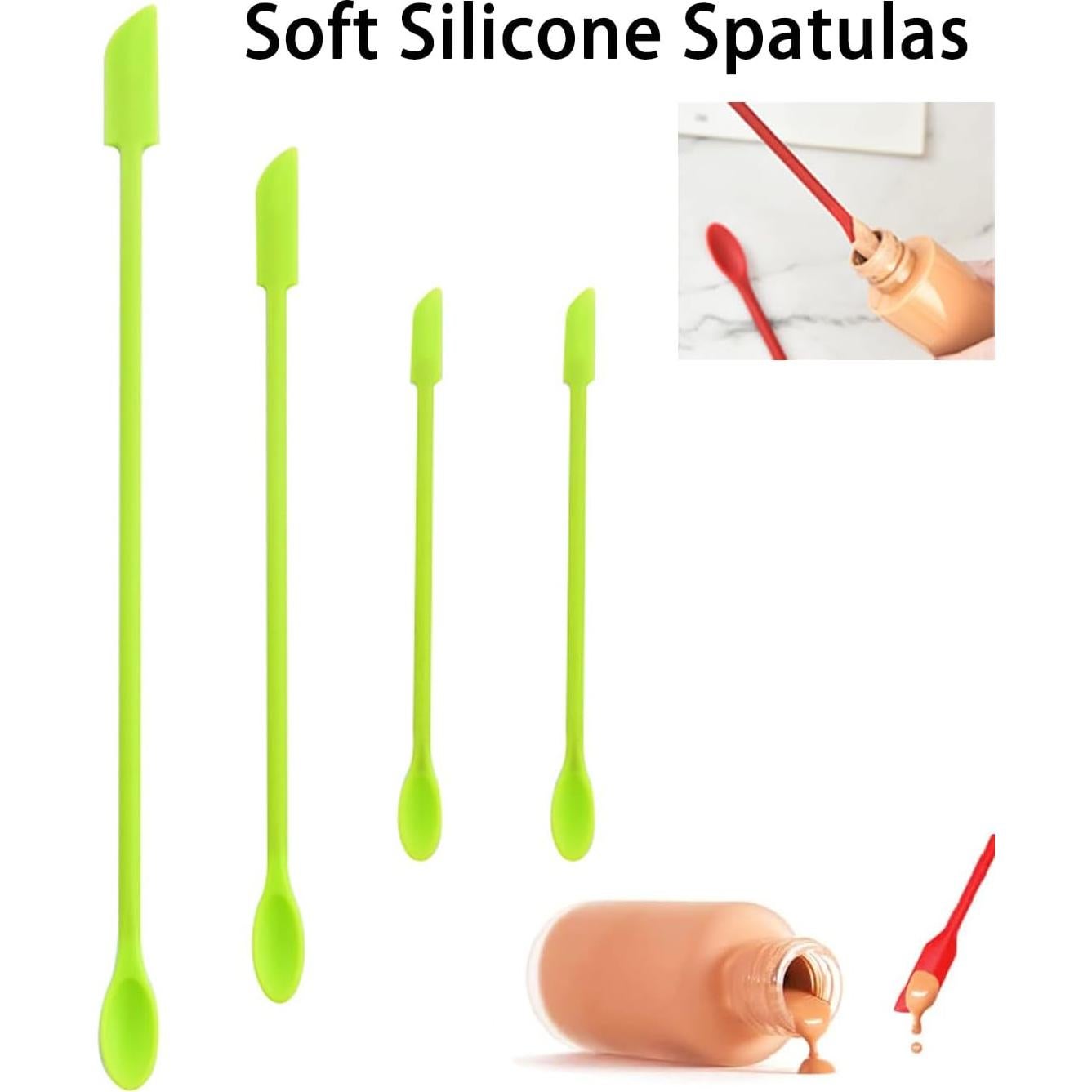 Set de 4 Espátulas de Silicona Wopanxye Verde 30.5cm