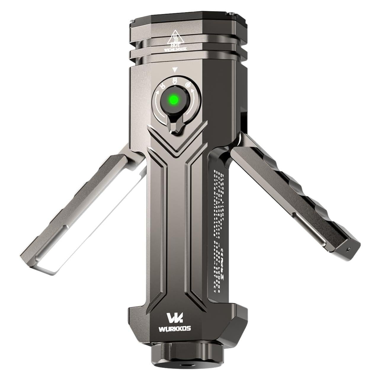 Linterna LED Wurkkos HD02, 3200 lúmenes, recargable, IPX6