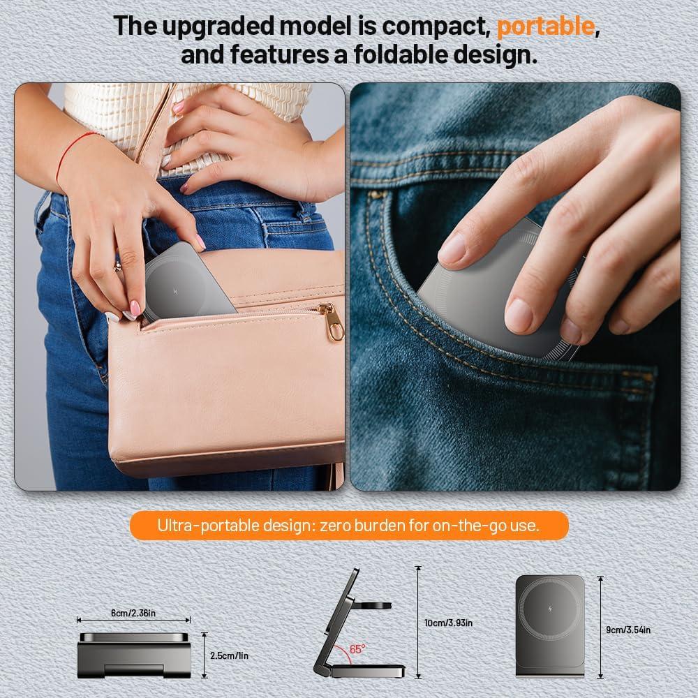 Estación de Carga Inalámbrica 3 en 1 F7 para iPhone y Apple Watch