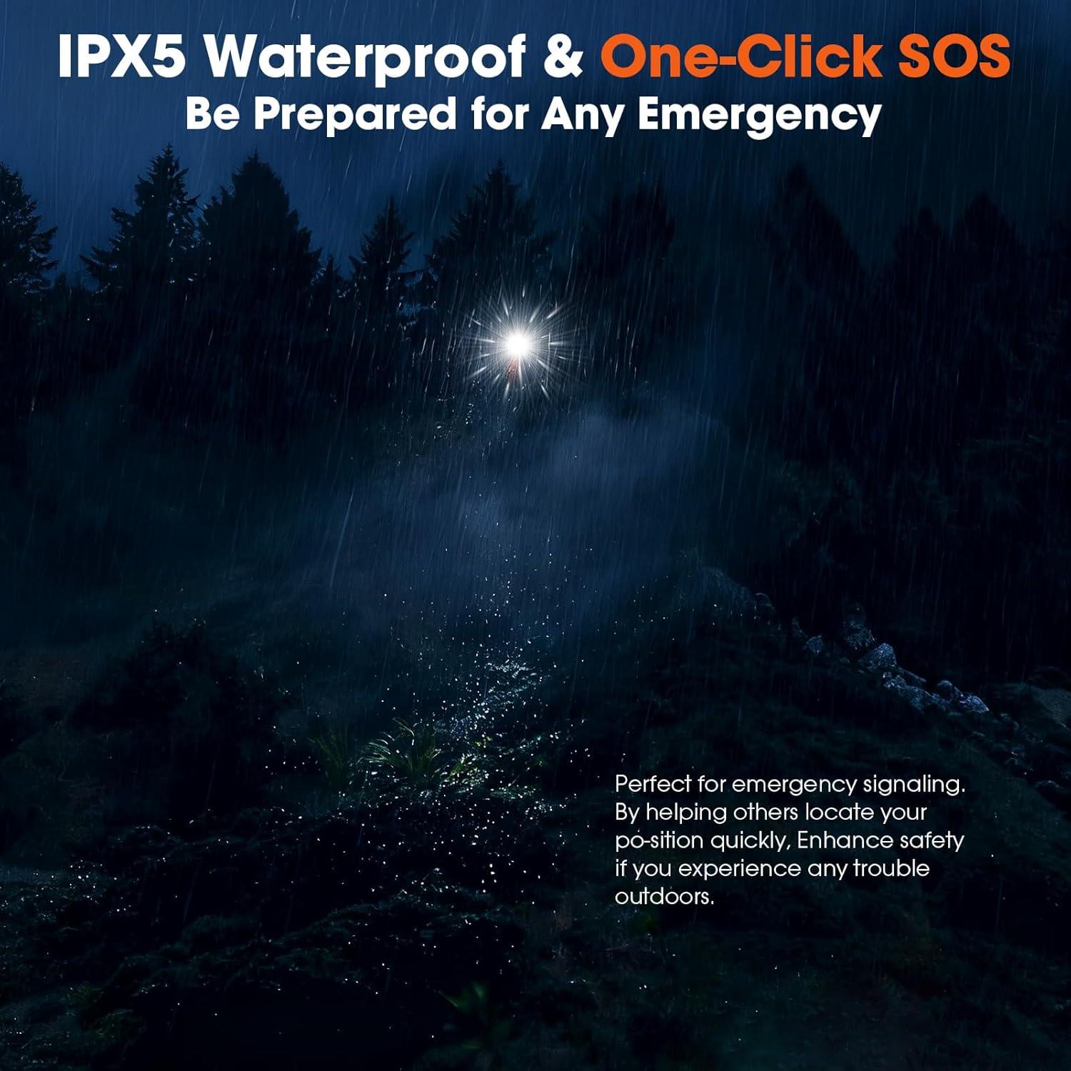 Linterna EDC Hoxida S001 Recargable 12.5cm LED 500m