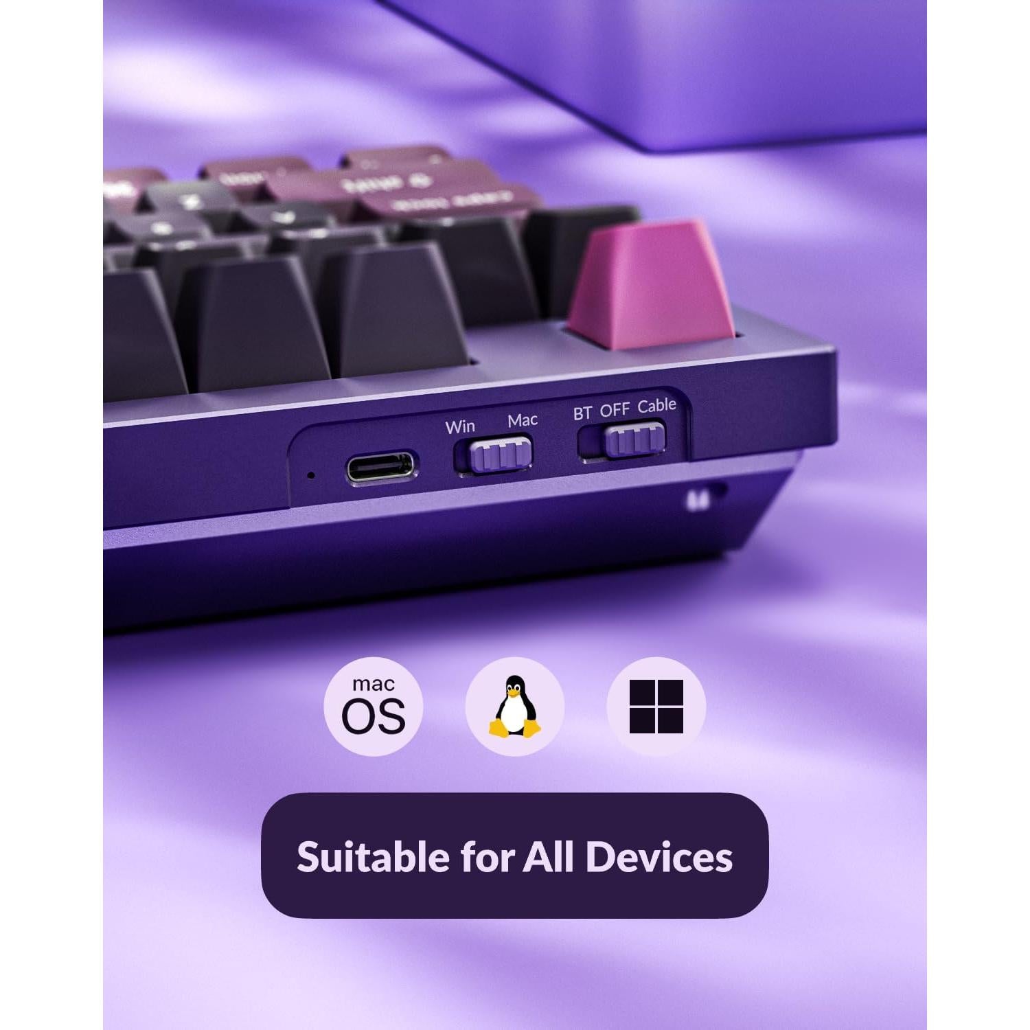 Teclado Mecánico Inalámbrico Keychron Q5 Pro 96% RGB Personalizable