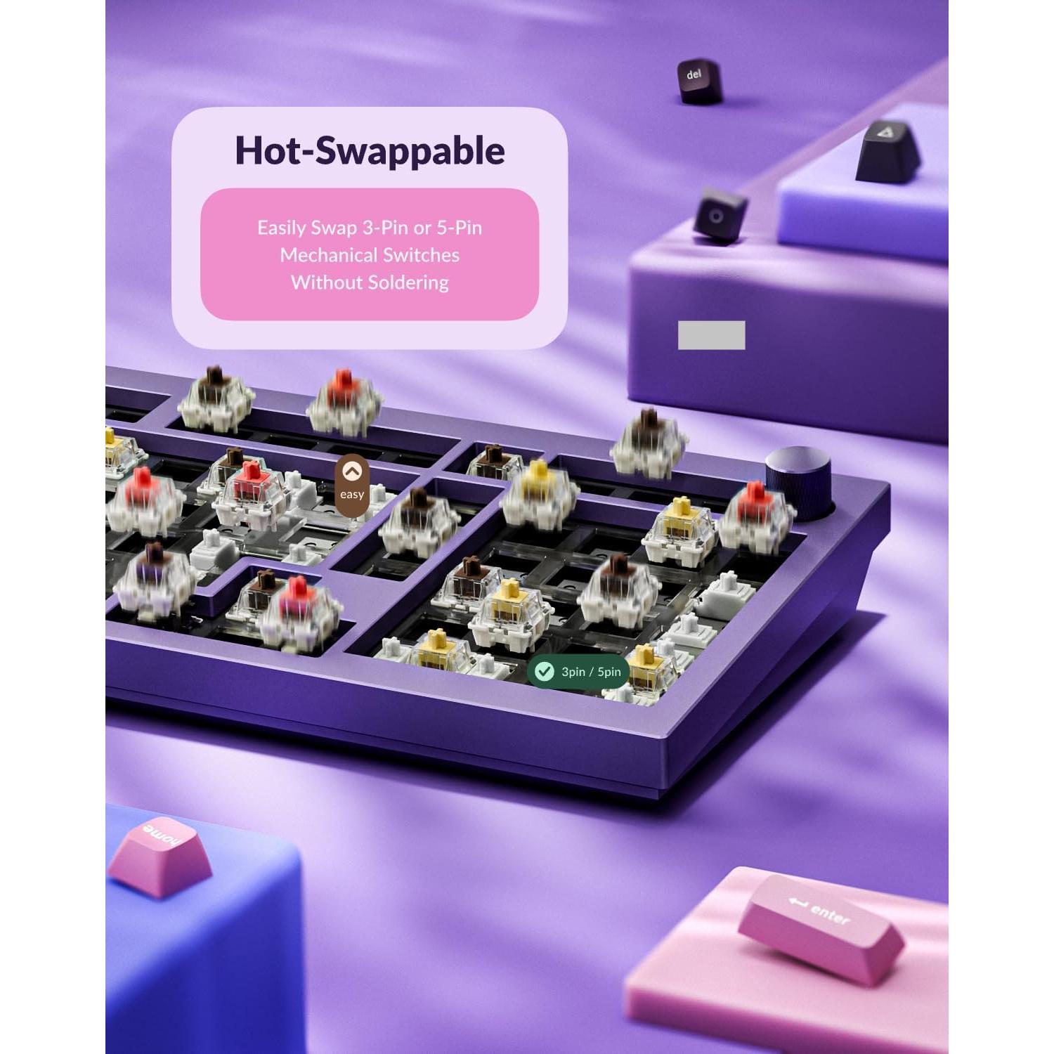 Teclado Mecánico Inalámbrico Keychron Q5 Pro 96% RGB Personalizable