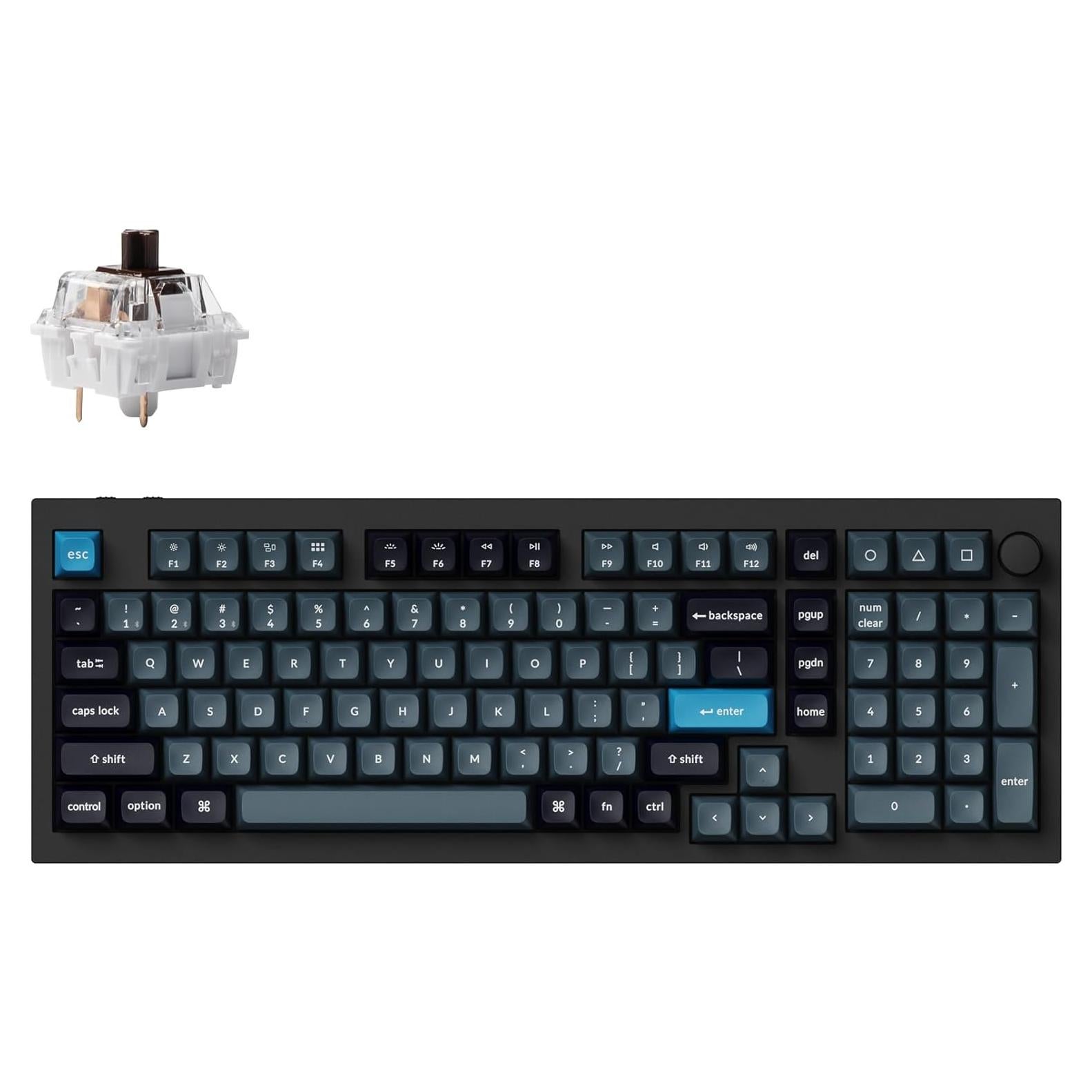 Teclado Mecánico Inalámbrico Keychron Q5 Pro 96% RGB PBT