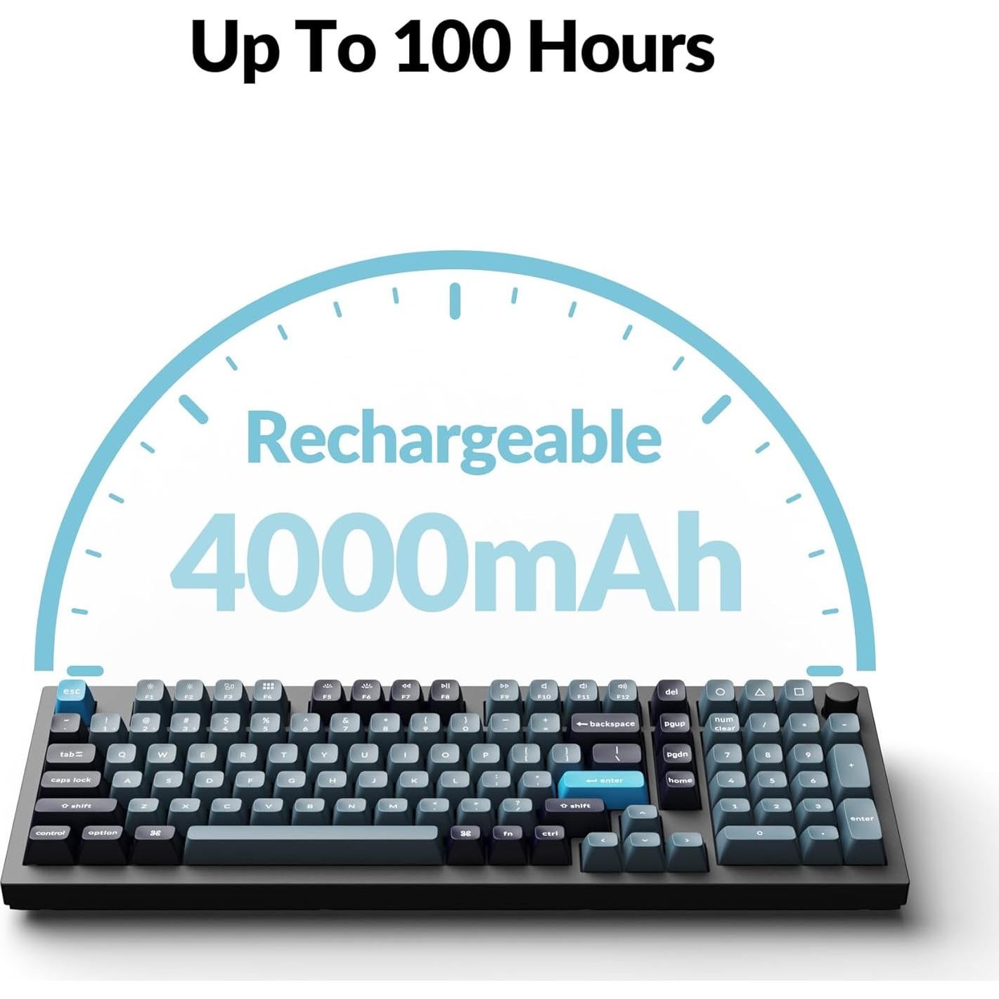 Teclado Mecánico Inalámbrico Keychron Q5 Pro 96% RGB PBT