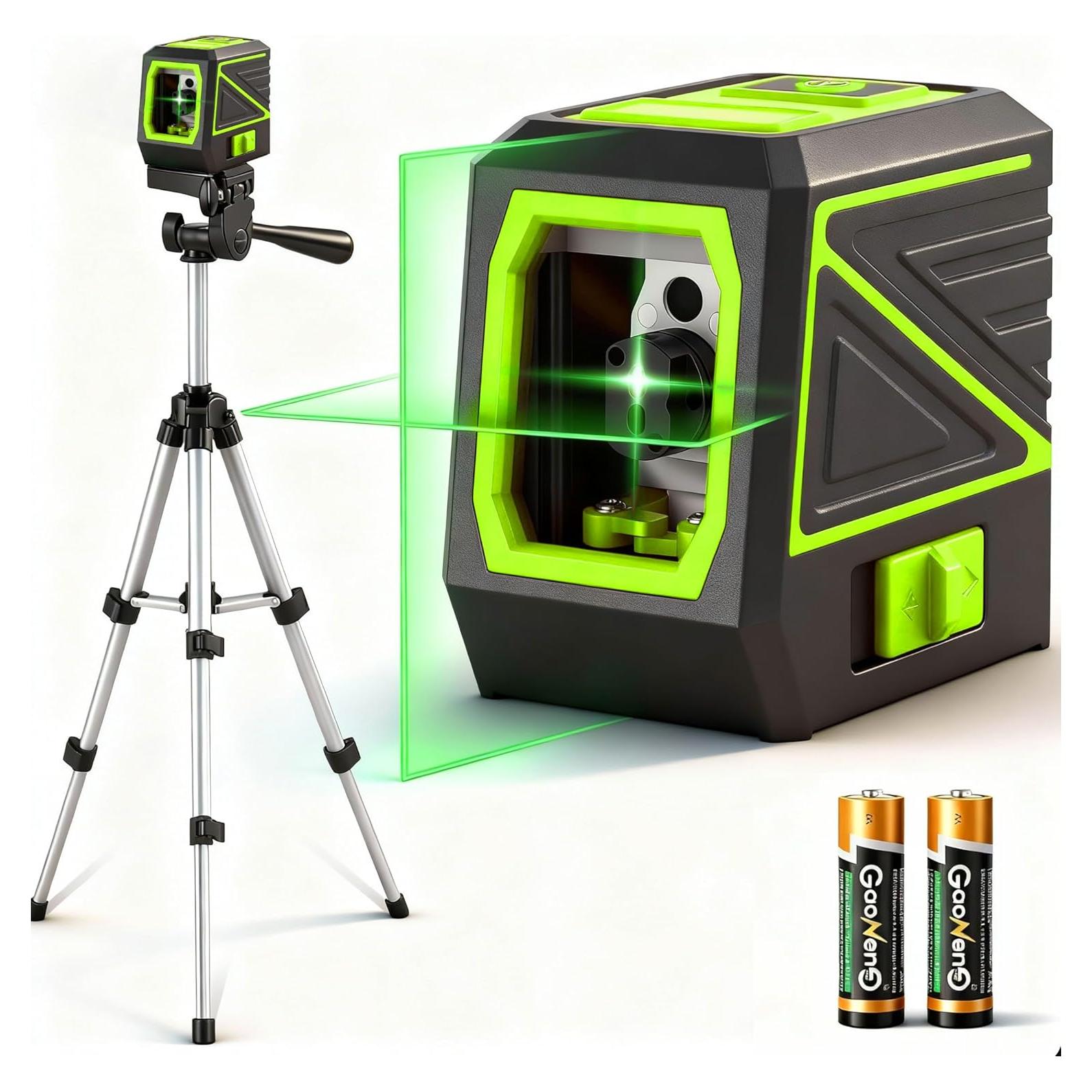 Nivel Láser Verde KOXOBET X6-B4 con Trípode 30m Autonivelante