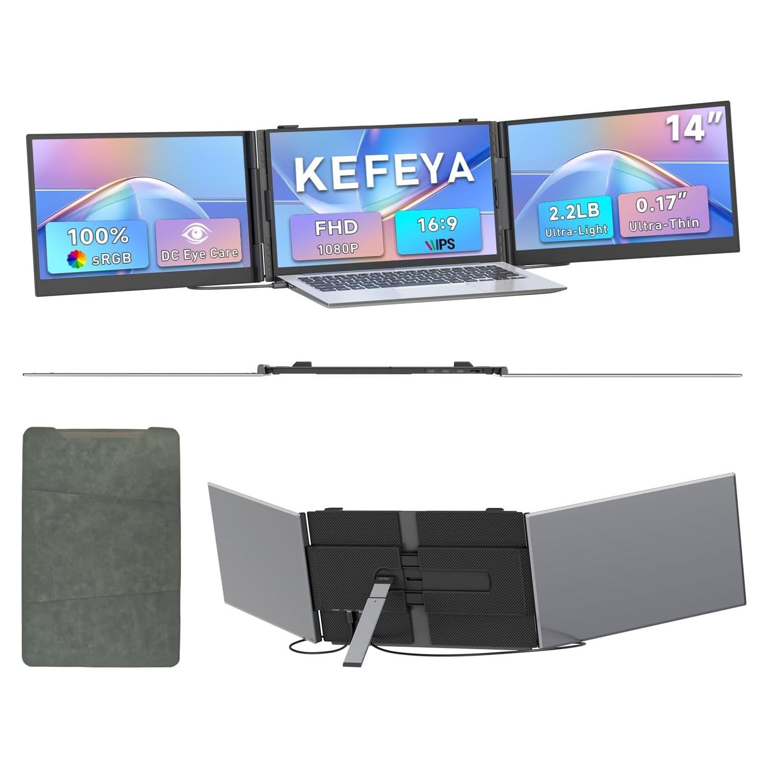 Extensor de Pantalla Portátil 14" FHD 1080P S8 PRO USB-C