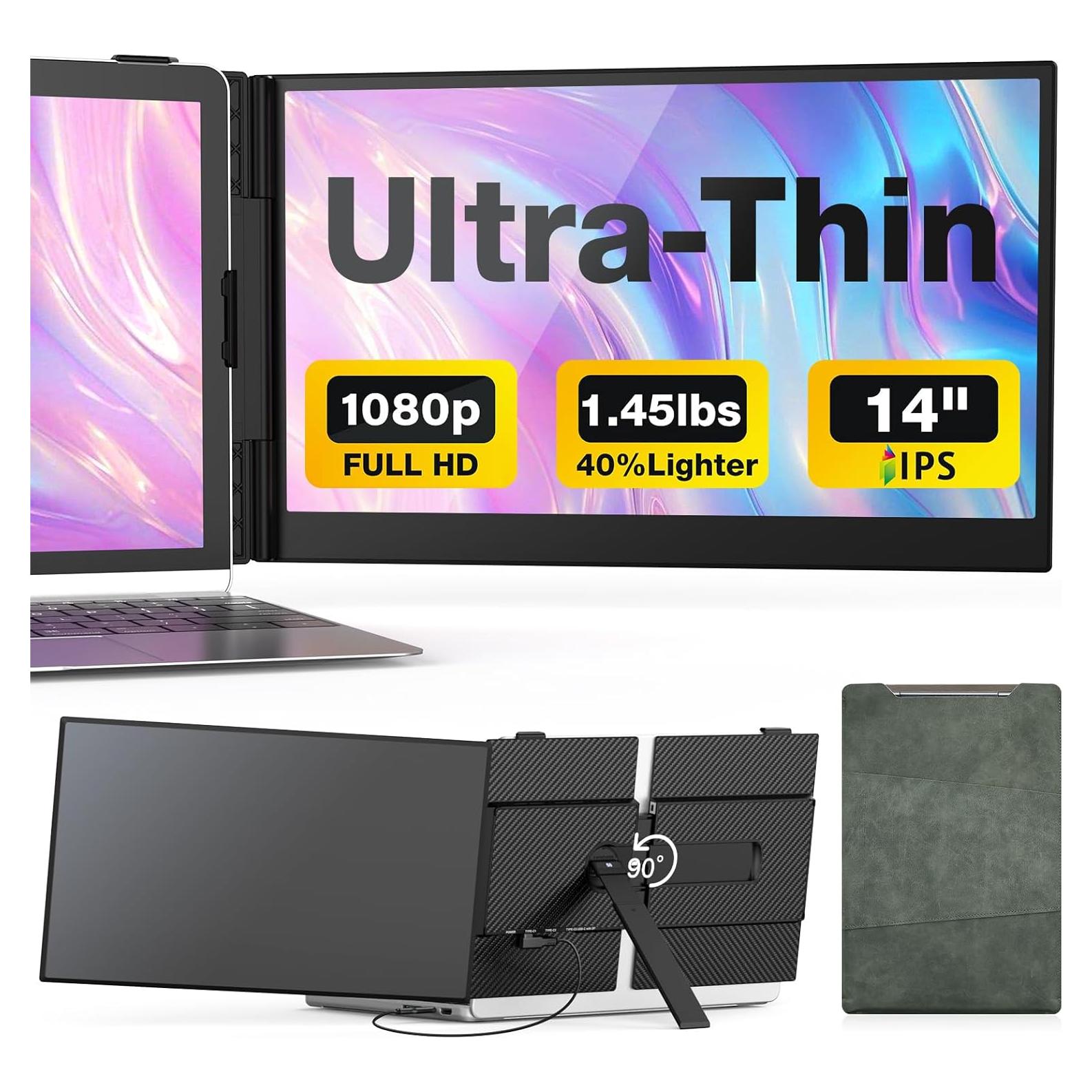 Extensor de Pantalla Ultra Delgado 14" UK BONITOYS 1080P FHD