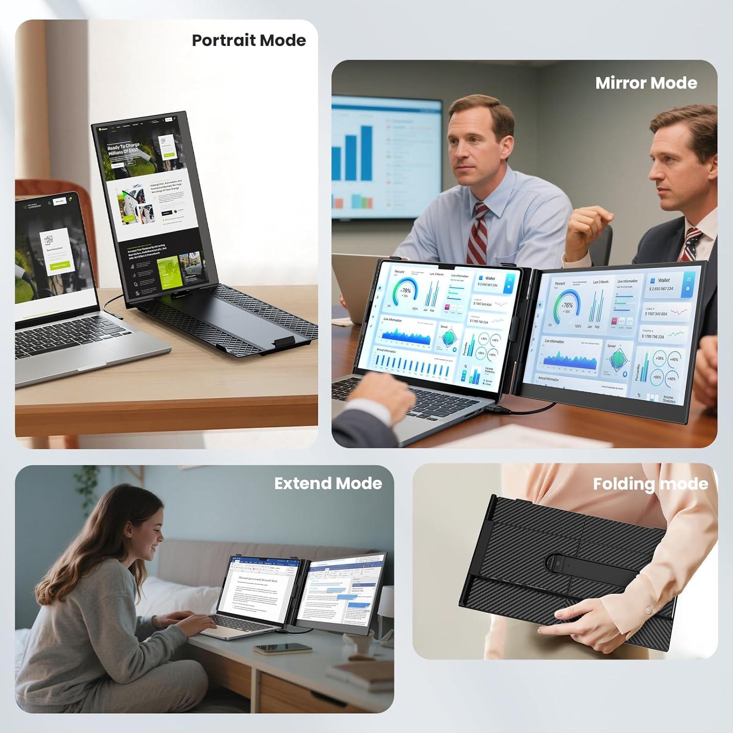 Extensor de Pantalla Ultra Delgado 14" UK BONITOYS 1080P FHD