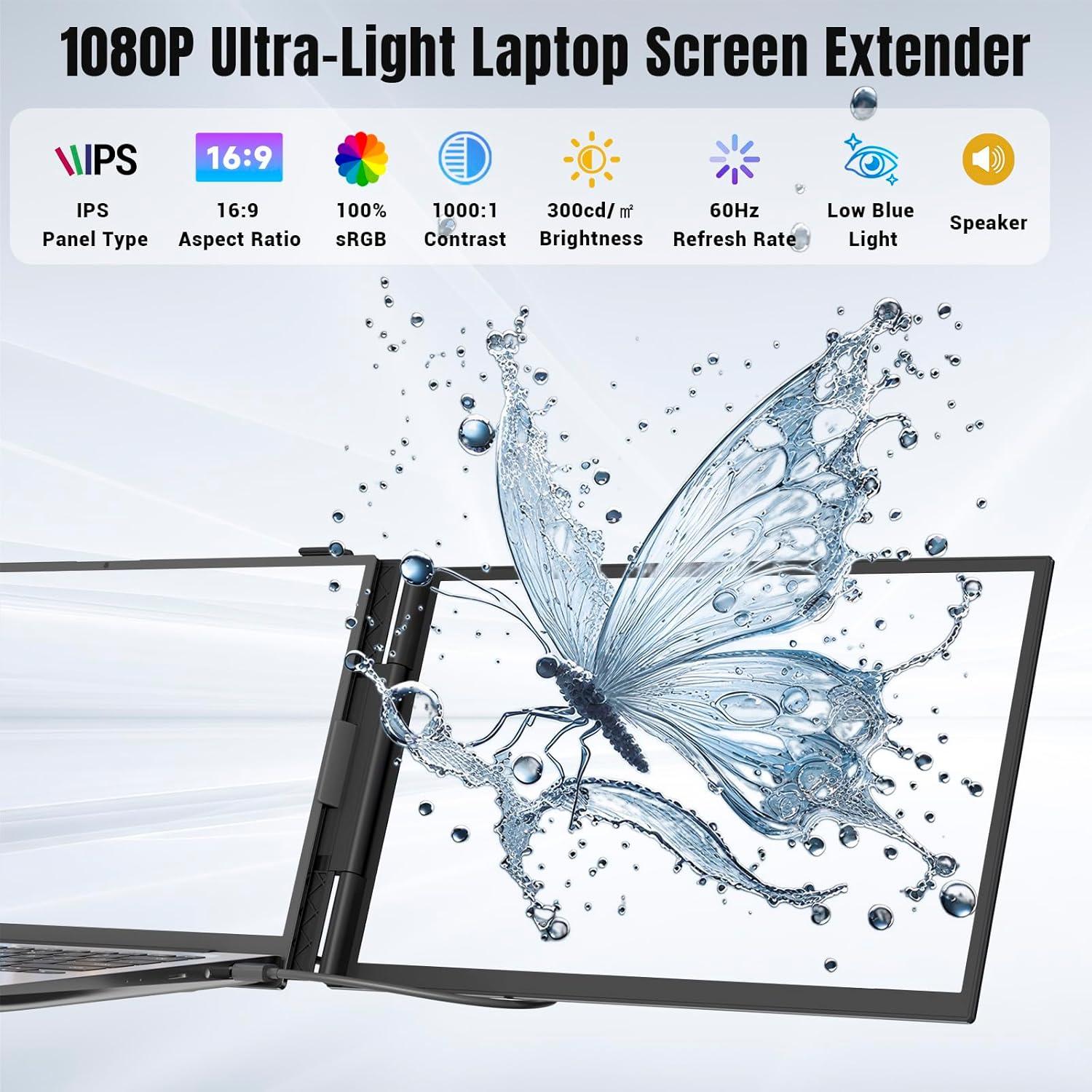 Extensor de Pantalla Portátil 14" FHD IPS Shenzhen S8 PRO