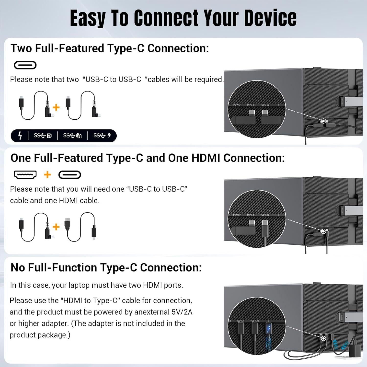 Extensor de Pantalla Portátil 14" FHD IPS Shenzhen S8 PRO