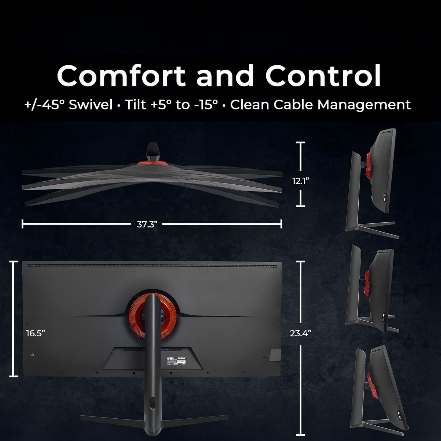 Monitor Ultrawide Curvado Deco Gear VIEW401 40" 5K2K HDR10