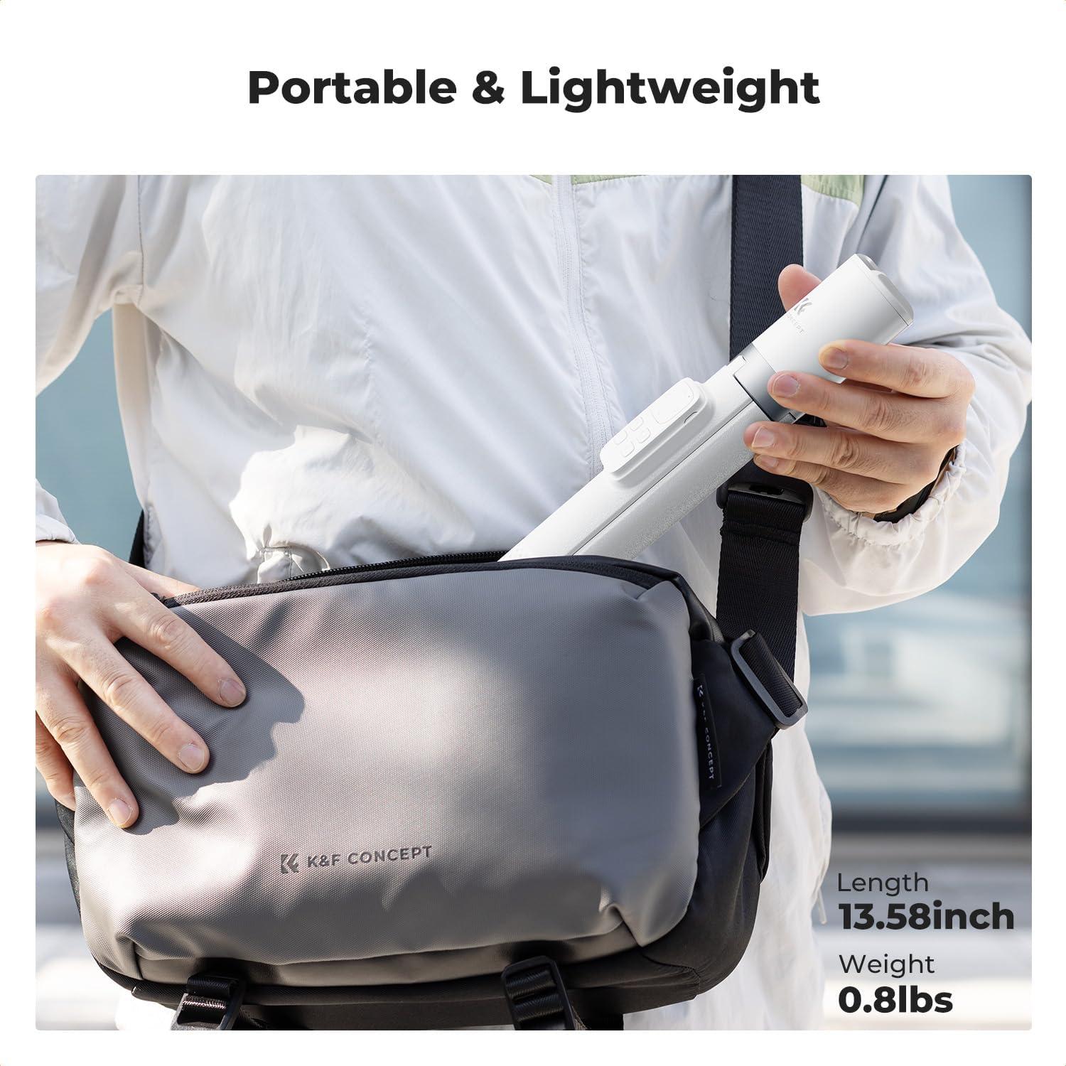 Trípode Selfie K&F CONCEPT 175cm con Control Remoto Bluetooth