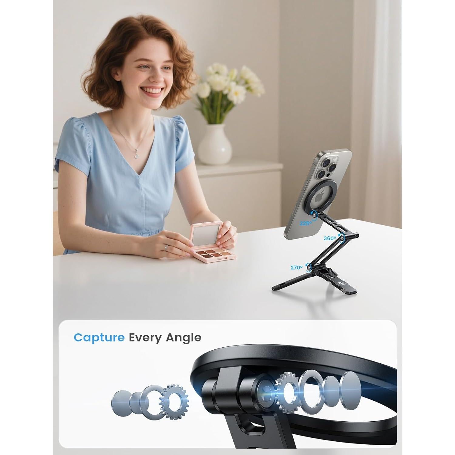 Soporte Trípode Magnético Lamicall para iPhone 17/16 Pro Max