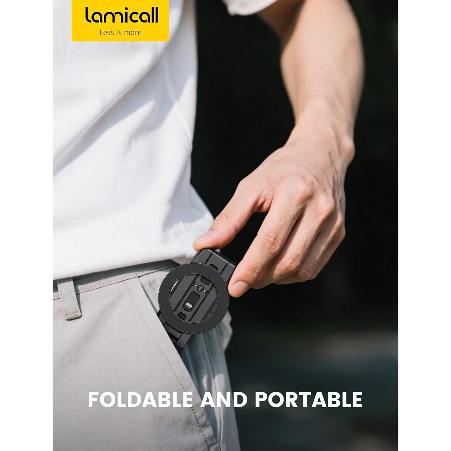 Soporte Trípode Magnético Lamicall para iPhone 17/16 Pro Max