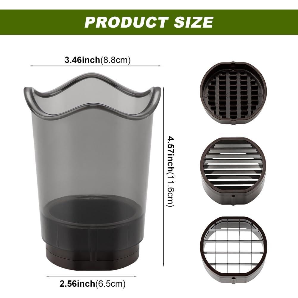 Cortador de Frutas TILZIKA con Cuchillas de Acero Inoxidable