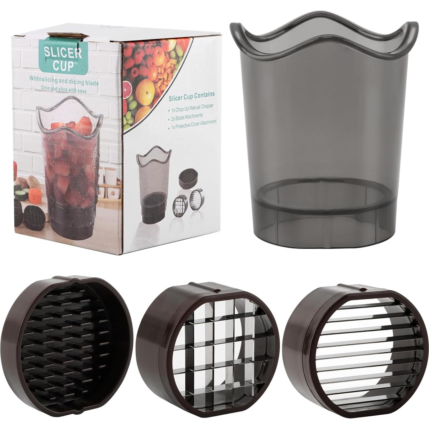 Cortador de Frutas TILZIKA con Cuchillas de Acero Inoxidable