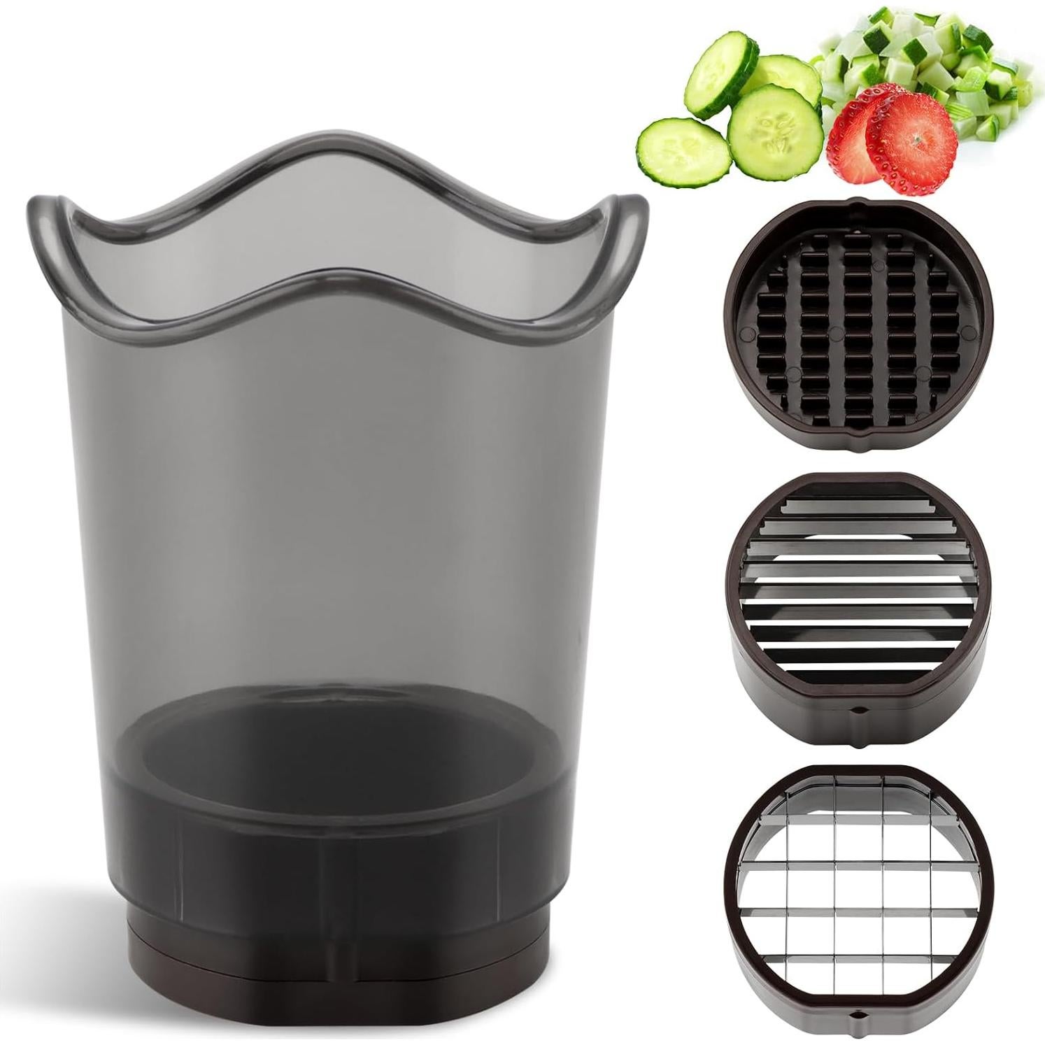 Cortador de Frutas TILZIKA con Cuchillas de Acero Inoxidable