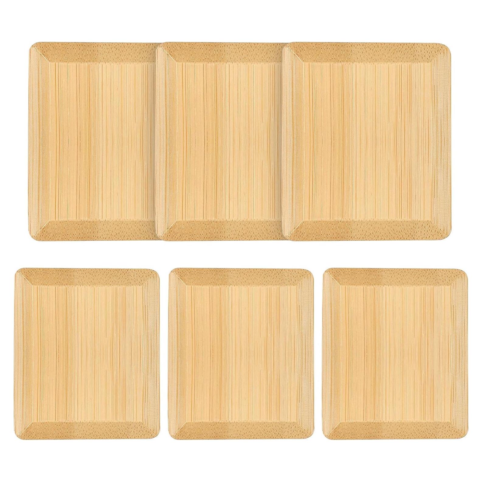 Juego de 6 Raspadores de Bambú Natural DEBETOOL - Sin Rayones