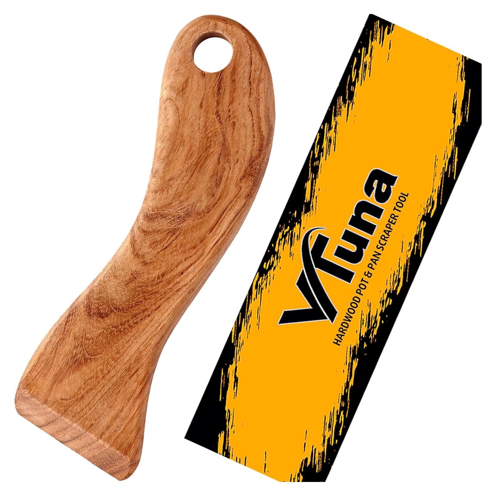 Raspador de Madera VTUNA para Ollas y Sartenes - Ergonomía y Calidad