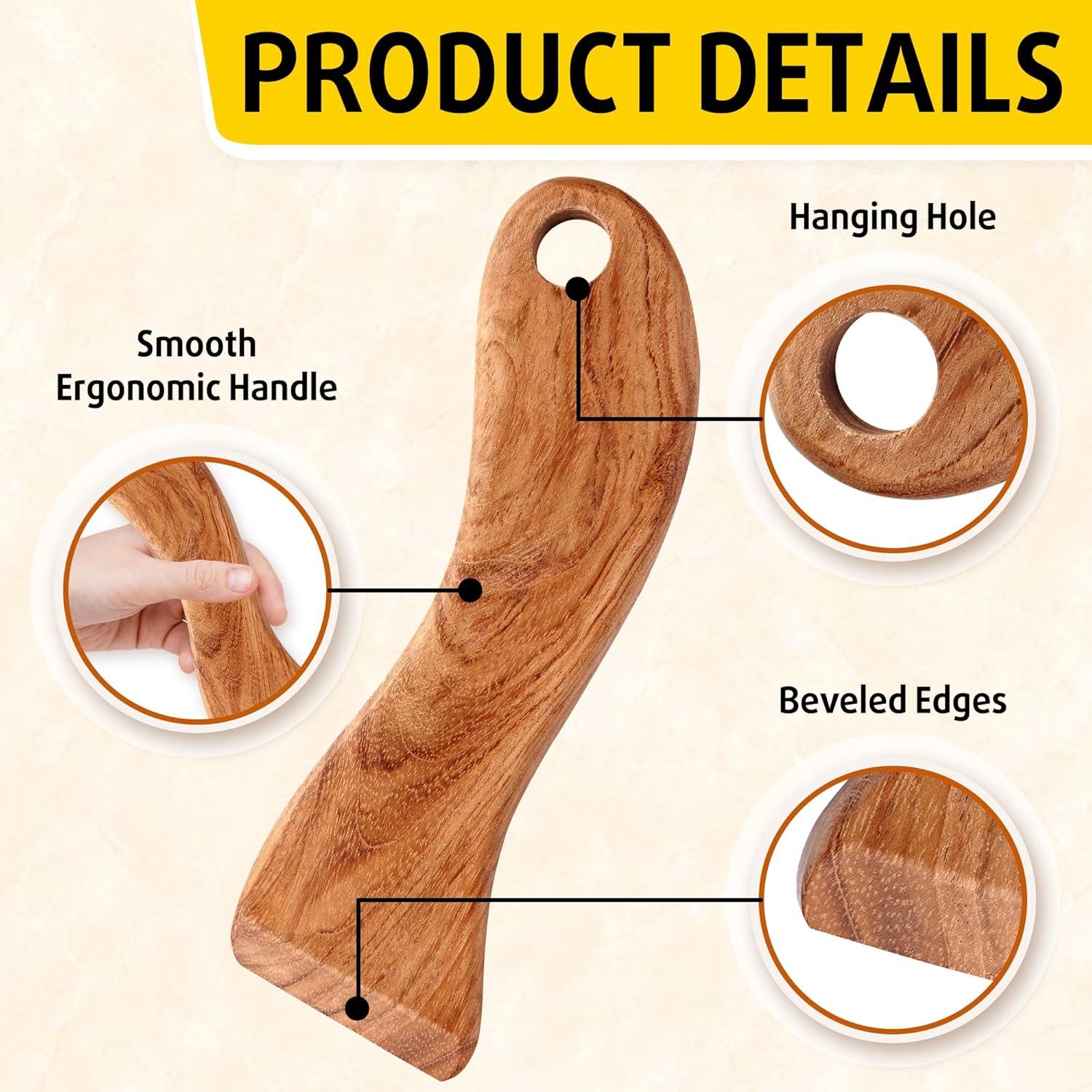 Raspador de Madera VTUNA para Ollas y Sartenes - Ergonomía y Calidad