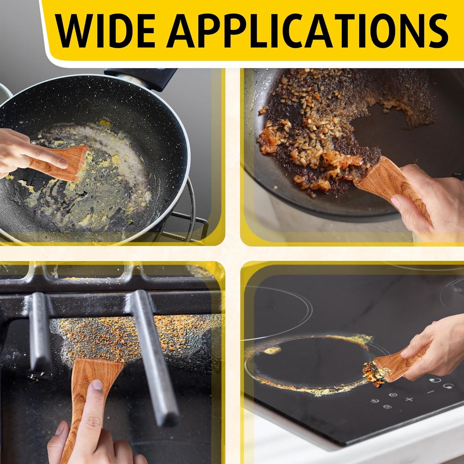 Raspador de Madera VTUNA para Ollas y Sartenes - Ergonomía y Calidad