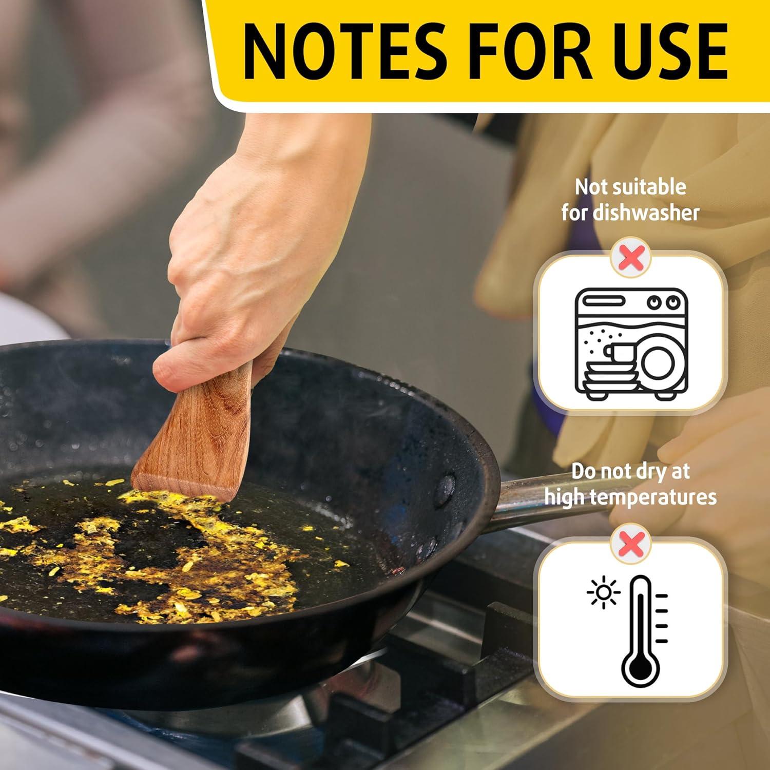 Raspador de Madera VTUNA para Ollas y Sartenes - Ergonomía y Calidad