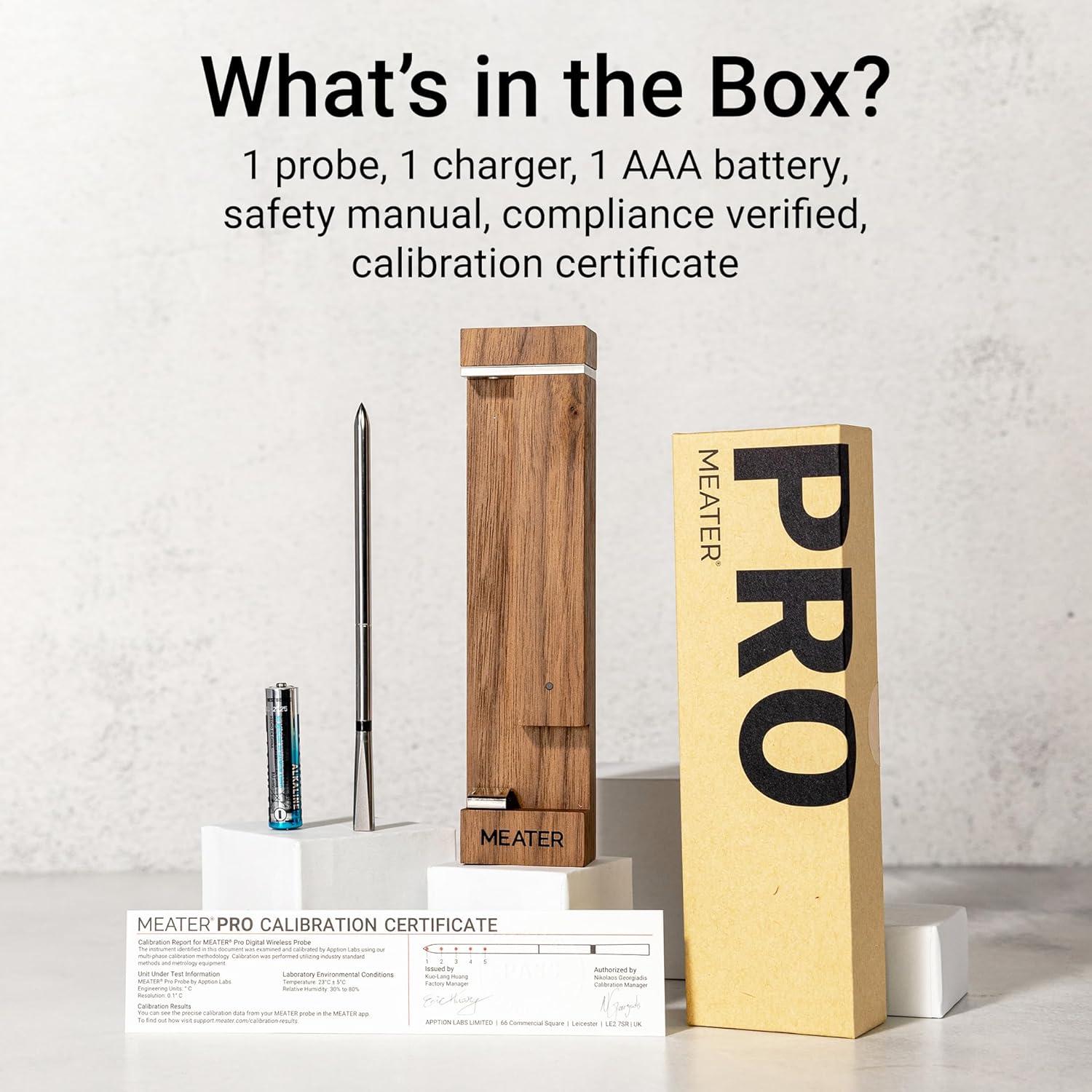 Termómetro de Carne Inalámbrico MEATER Pro Bluetooth 1000°F