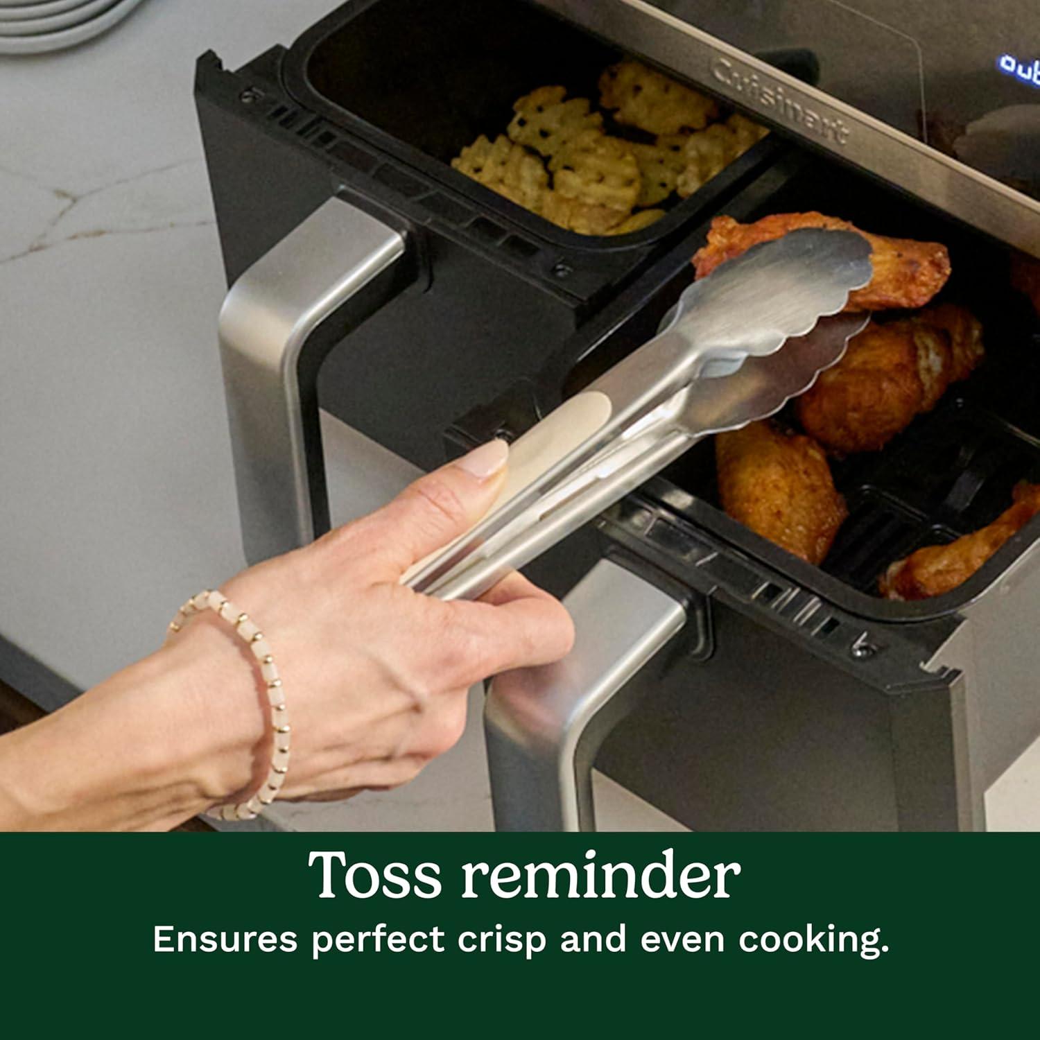 Freidora de Aire Doble Canasta Cuisinart 11 Qt 1800W