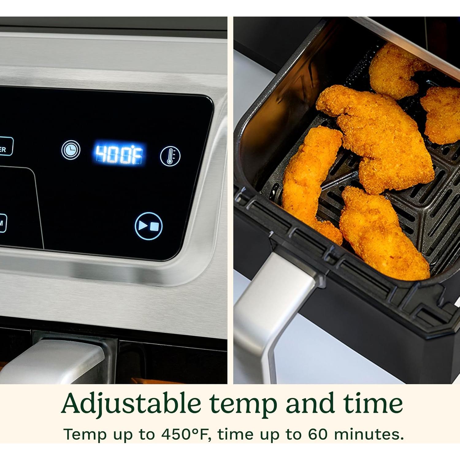 Freidora de Aire Doble Canasta Cuisinart 11 Qt 1800W