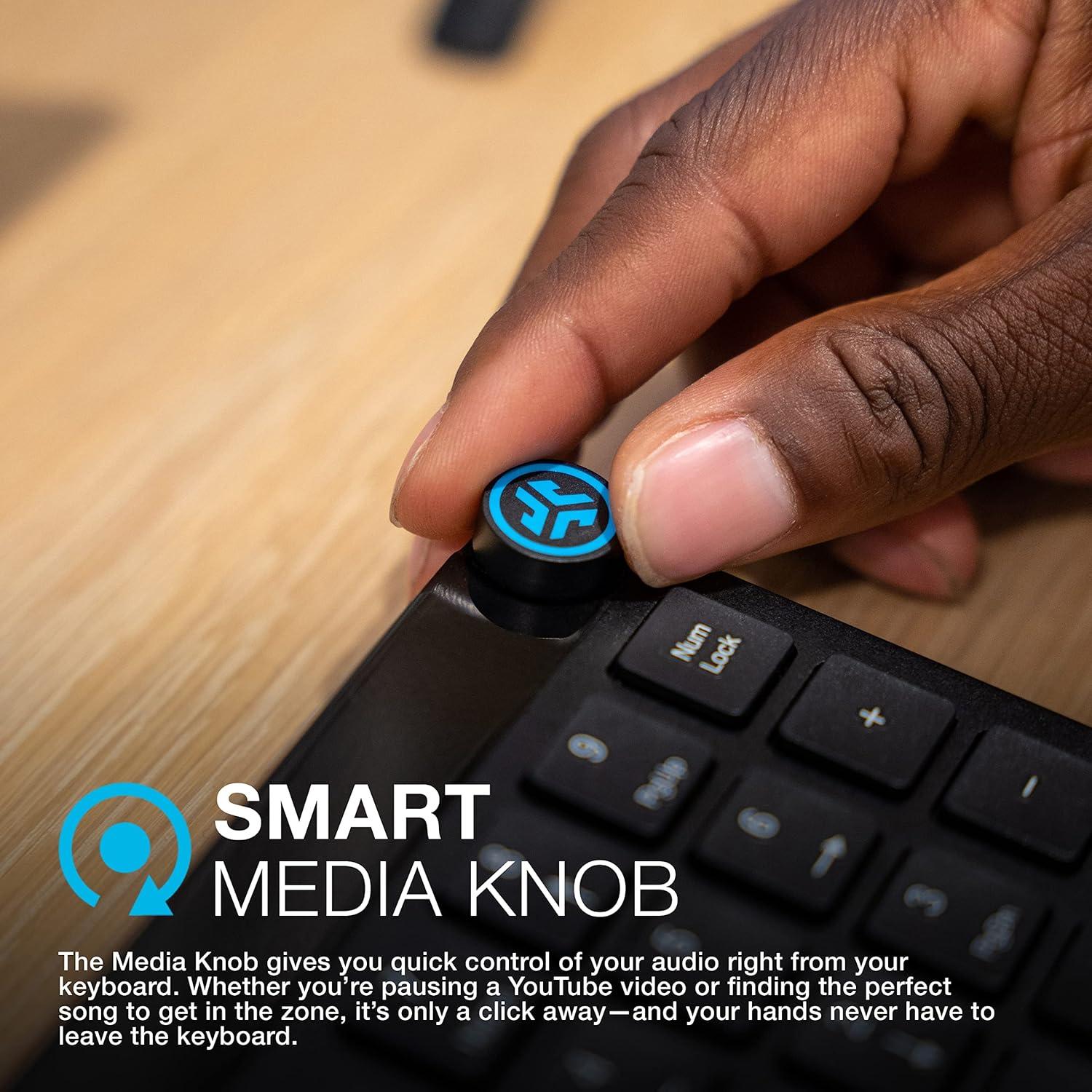 Teclado Inalámbrico JLab JBuds, Bluetooth 5.2, 95 Teclas