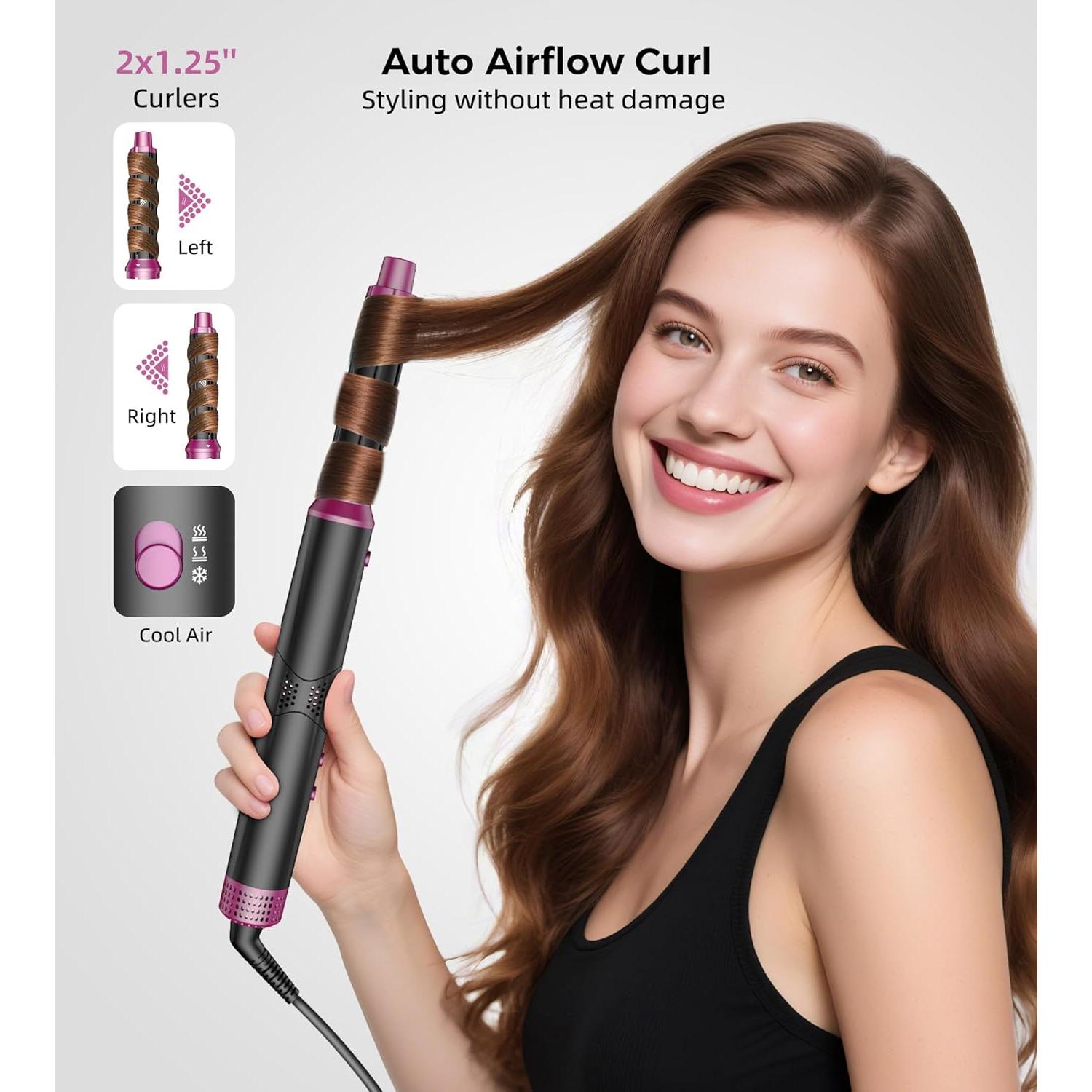 Estilizador de Cabello 5 en 1 UPoetry - Secador y Rizador