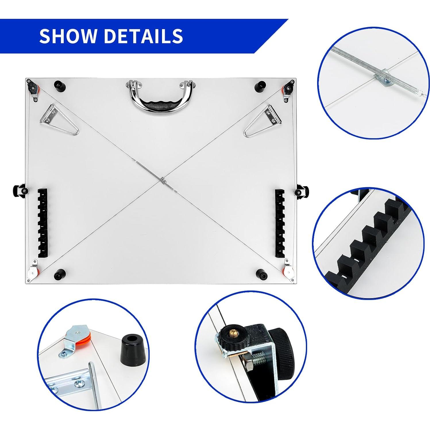 Mesa de Dibujo Portátil Julymoda A2 con Barra Paralela 60x45cm