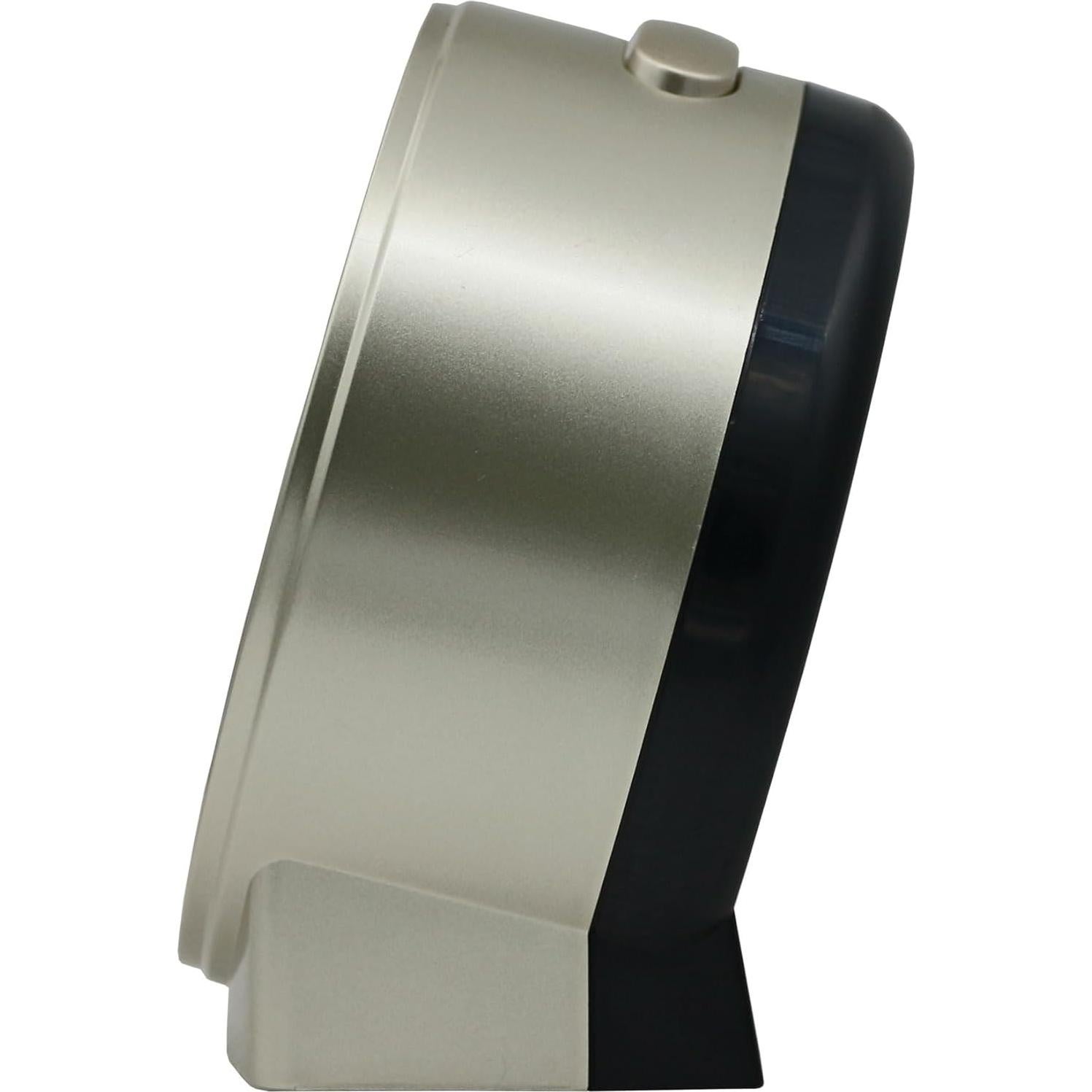 Reloj Despertador Analógico Seiko QHE199GLH Silencioso Dorado